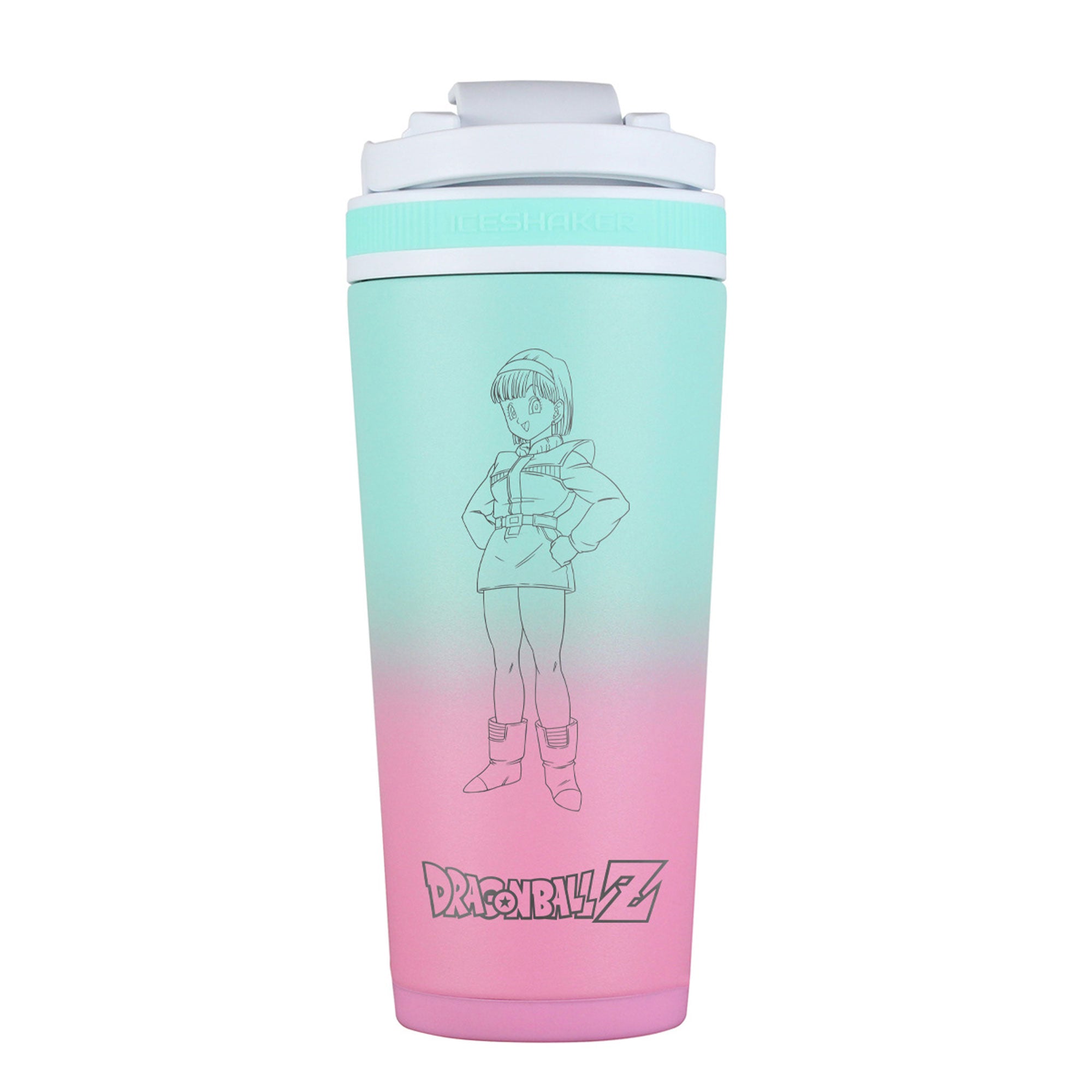 Dragon Ball Z Bulma 26oz Ice Shaker - Pink Mint Ombre