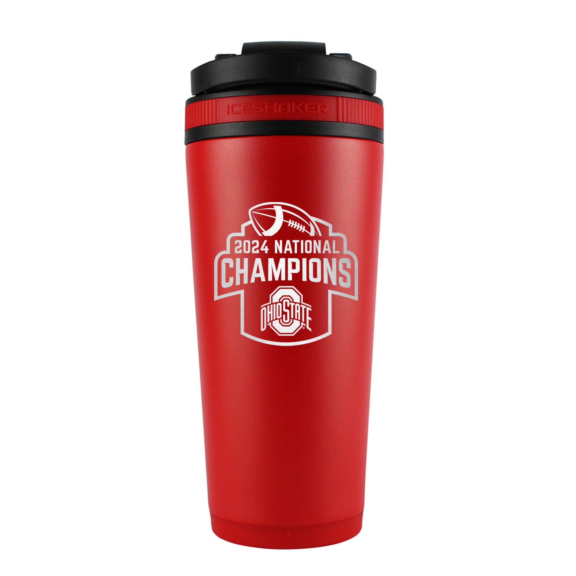 Official Ohio State 2024 National Champions 26oz Ice Shaker - Red