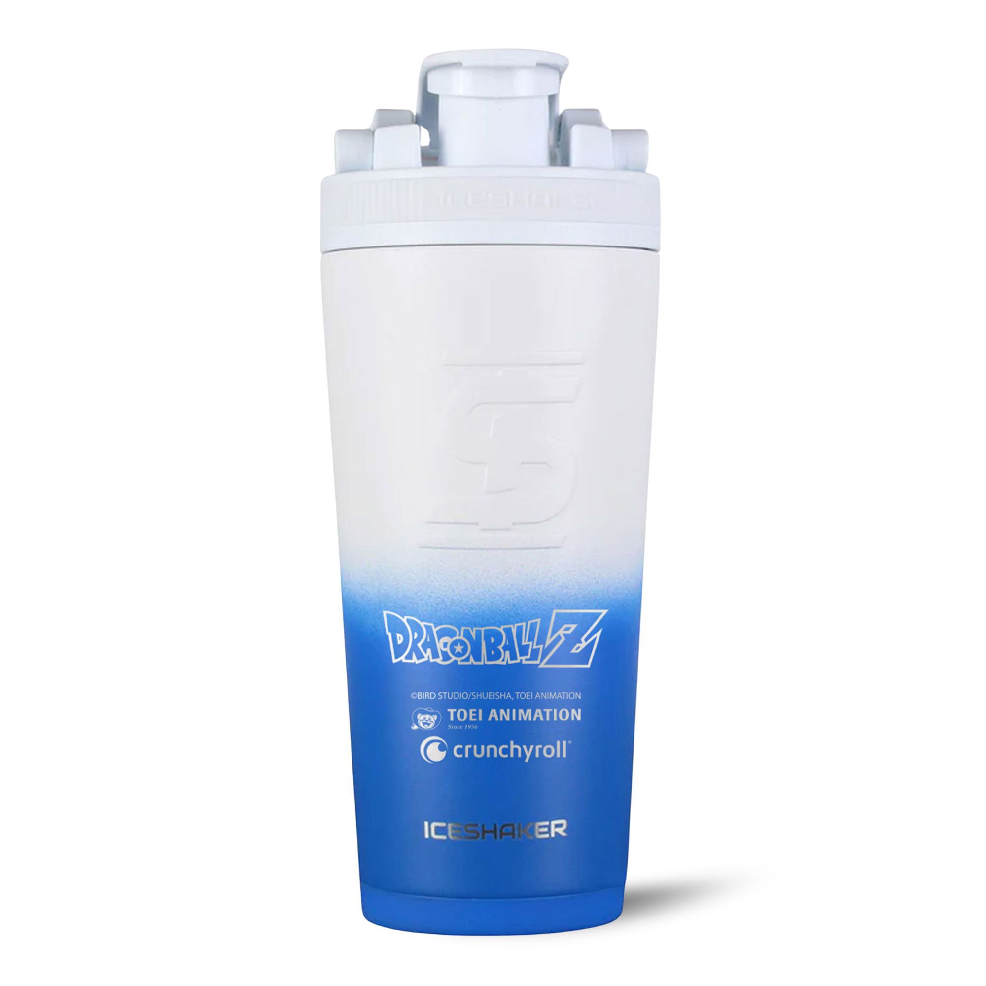 Dragon Ball Z Vegeta 26oz Ice Shaker - Royal White Ombre