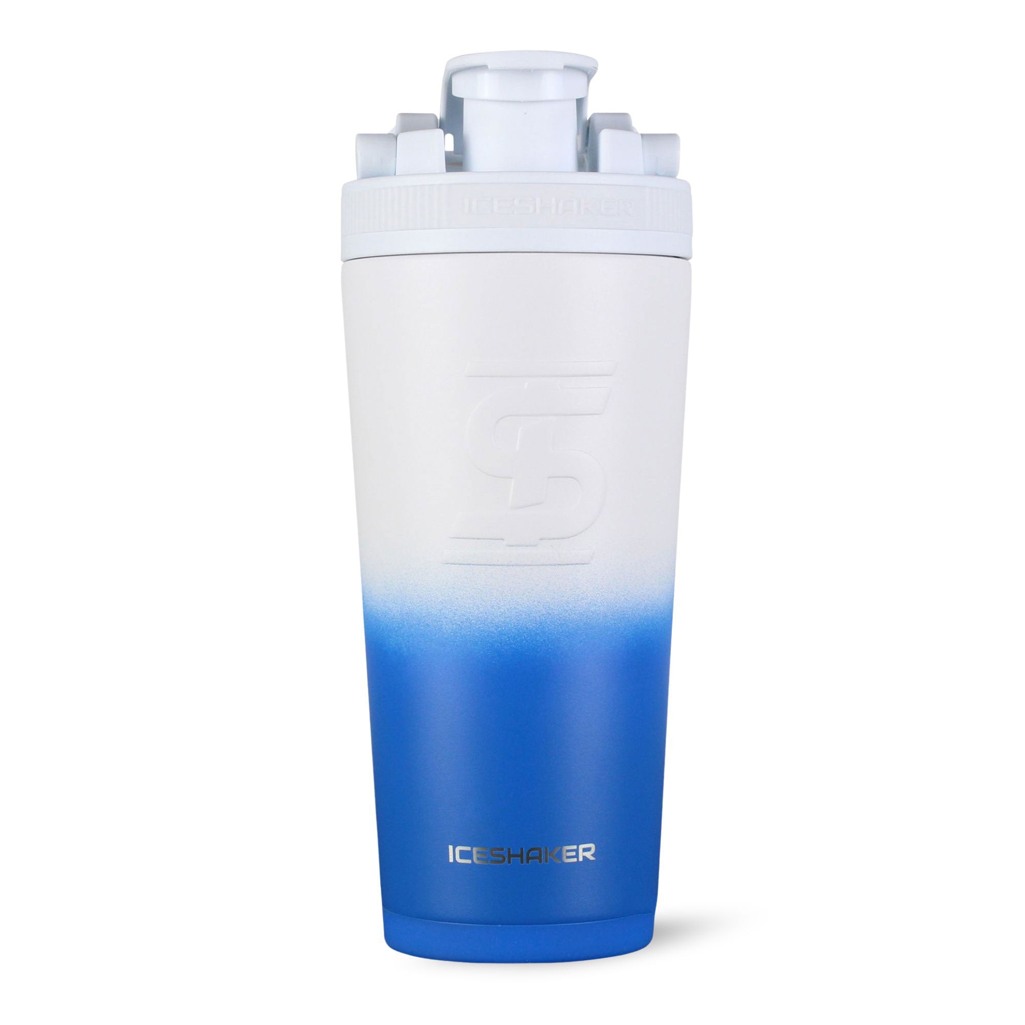 Ice Shaker Ombre Series 26oz Shaker Bottle - Royal White Ombre