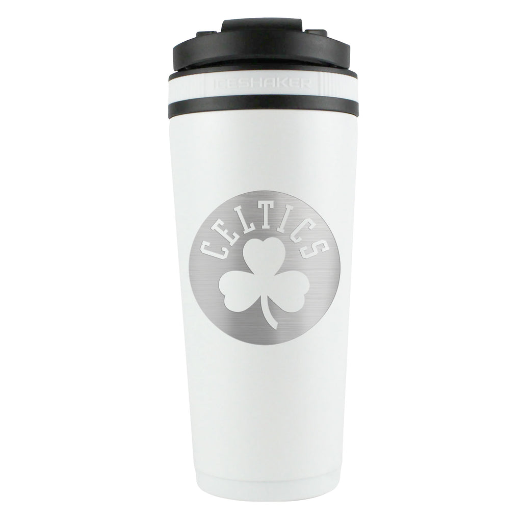 NBA Official Boston Celtics White Insulated Shaker Bottle