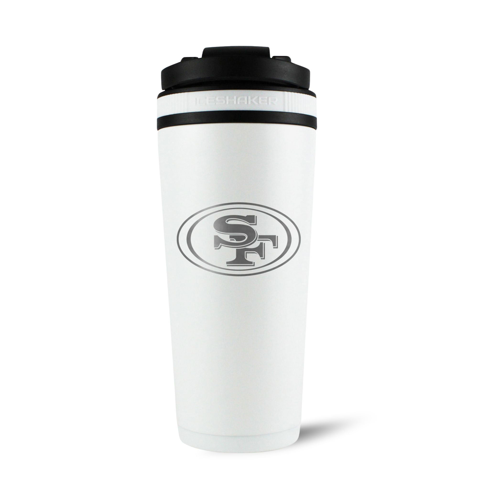 Officially Licensed San Francisco 49ers 26oz Ice Shaker - White