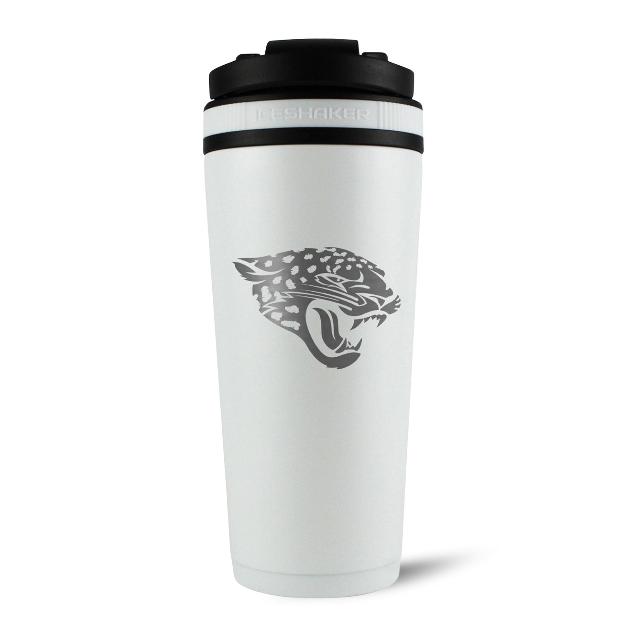 Officially Licensed Jacksonville Jaguars 26oz Ice Shaker - White