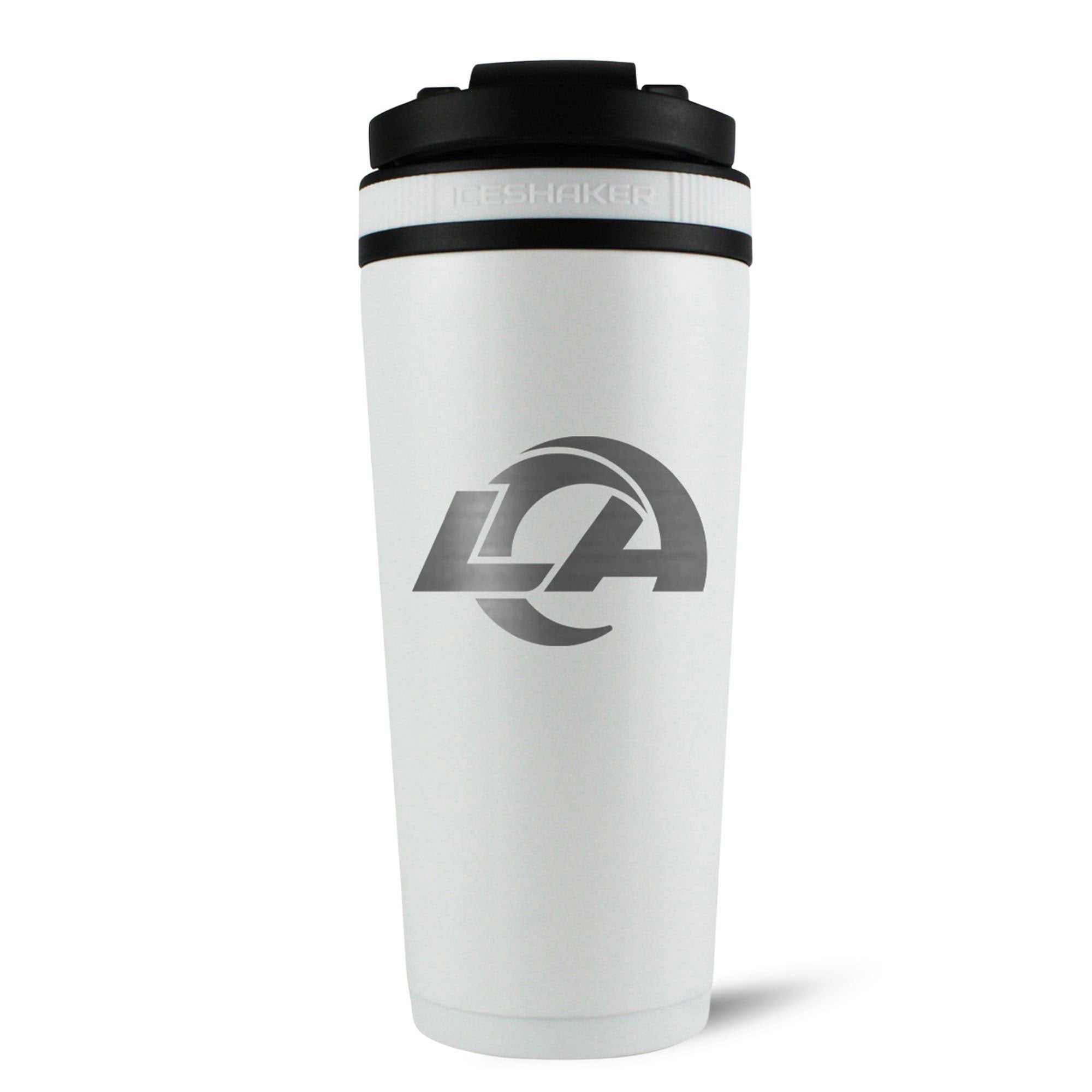 Officially Licensed Los Angeles Rams 26oz Ice Shaker - White