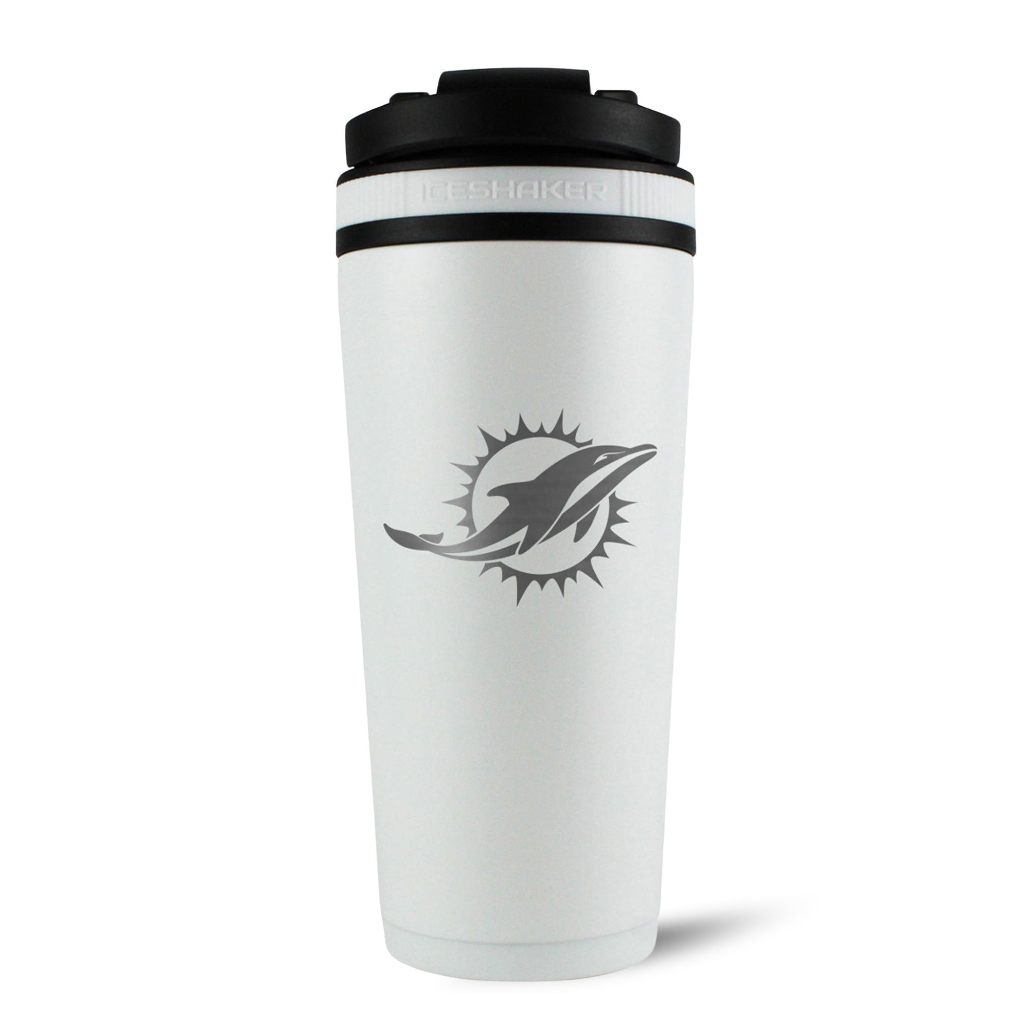 Officially Licensed Miami Dolphins 26oz Ice Shaker