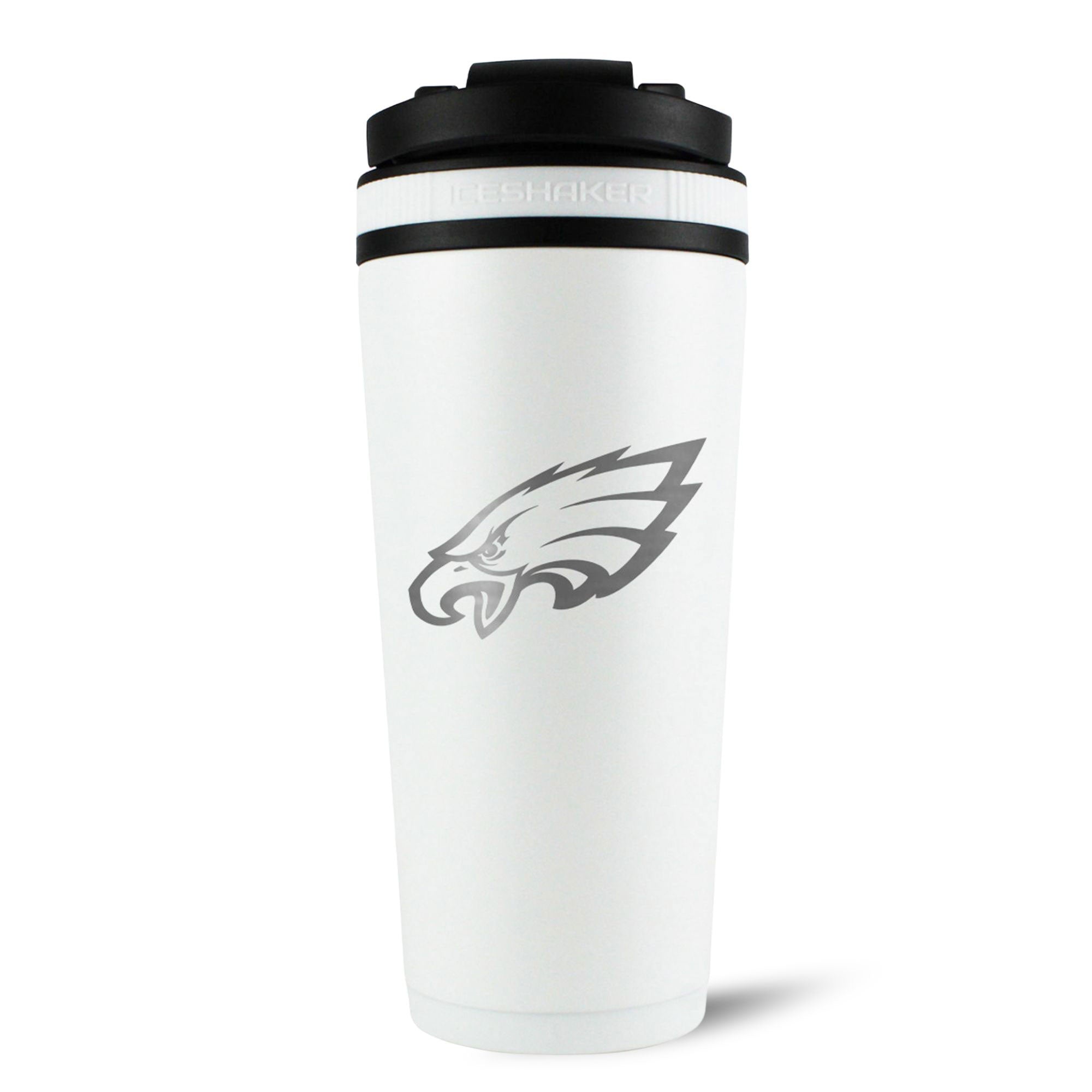 Officially Licensed Philadelphia Eagles 26oz Ice Shaker - White