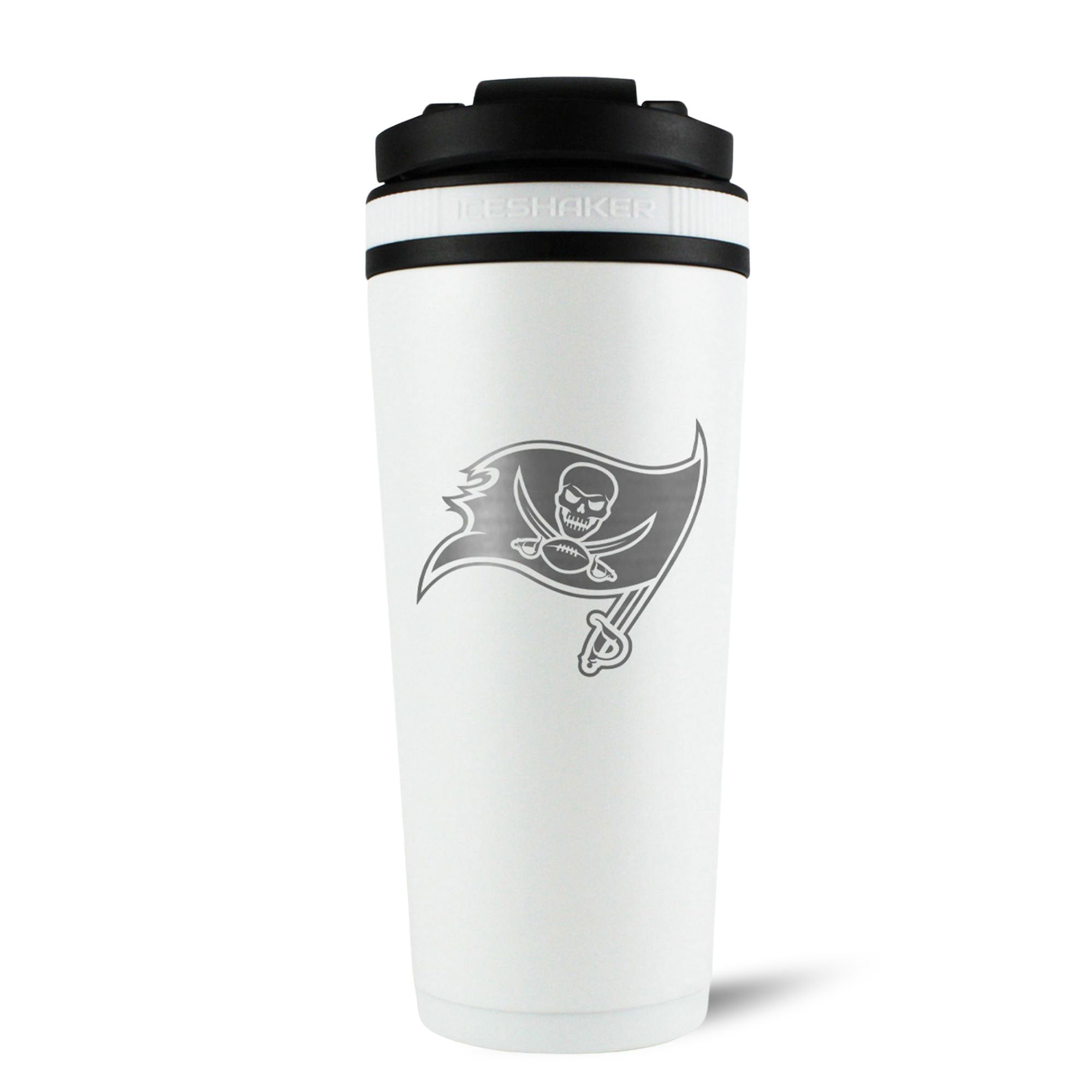 Officially Licensed Tampa Bay Buccaneers 26oz Ice Shaker - White