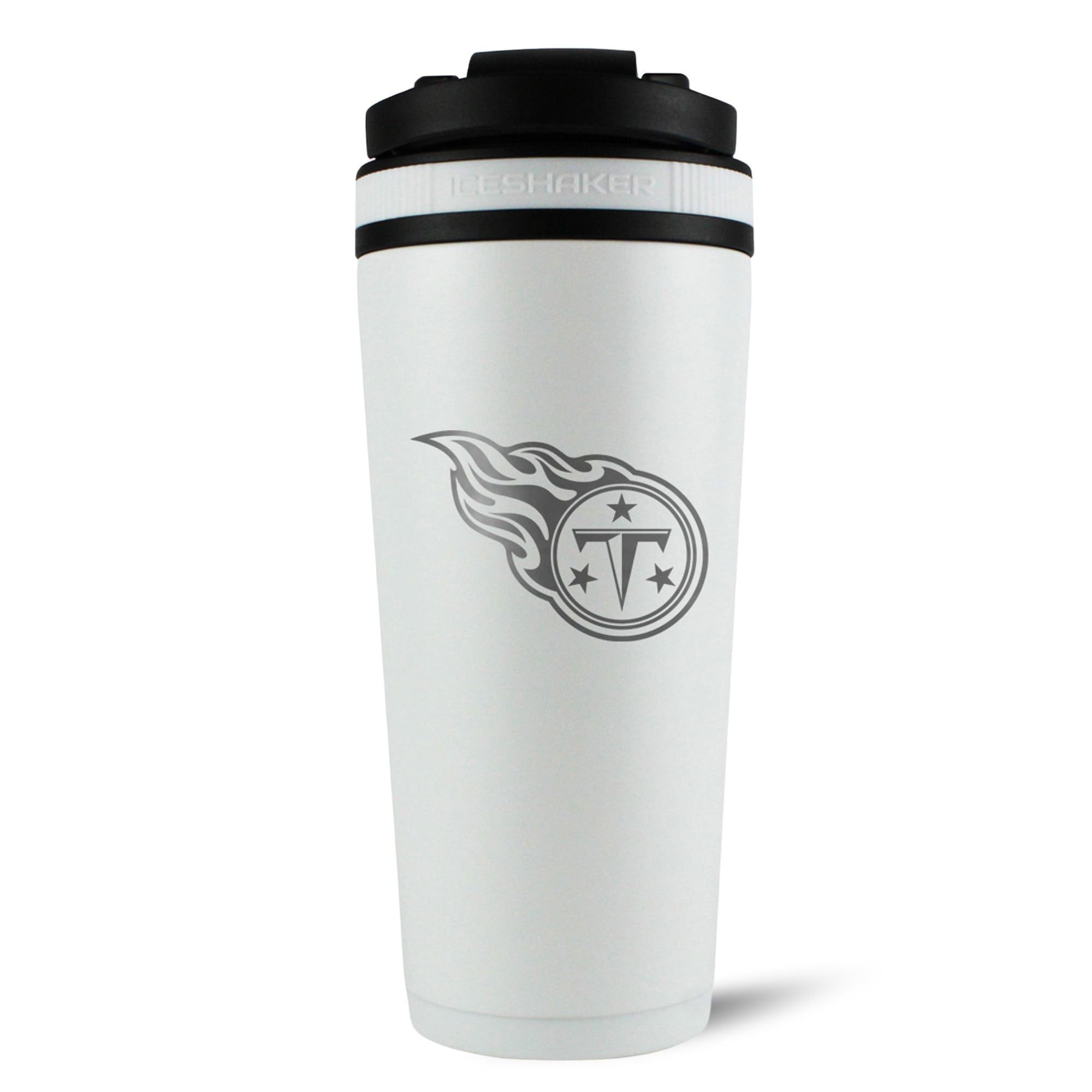 Officially Licensed Tennessee Titans 26oz Ice Shaker - White