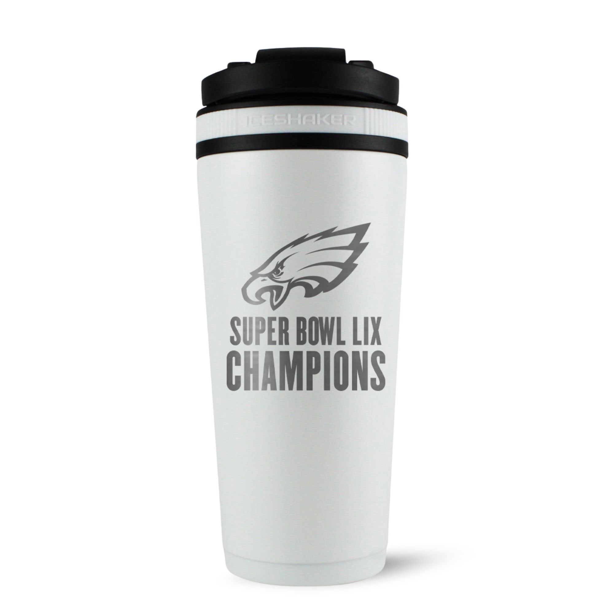 Philadelphia Eagles Super Bowl LIX Champions 26oz Ice Shaker - White