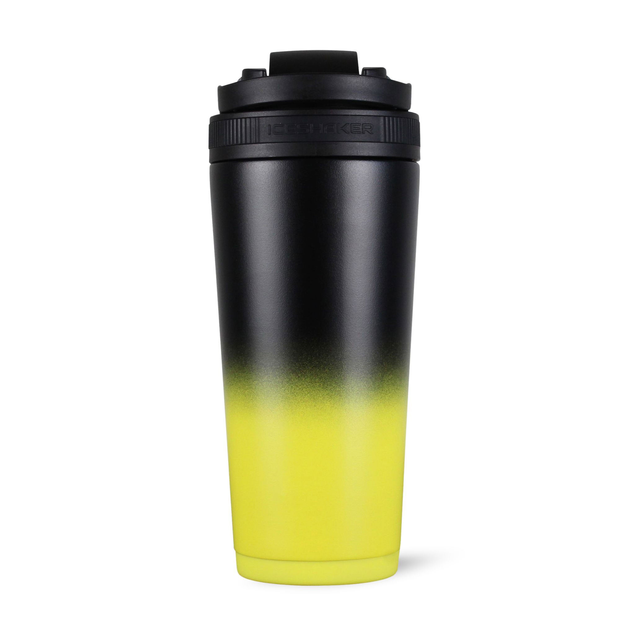 Ice Shaker Ombre Series 26oz Shaker Bottle - Yellow Black Ombre