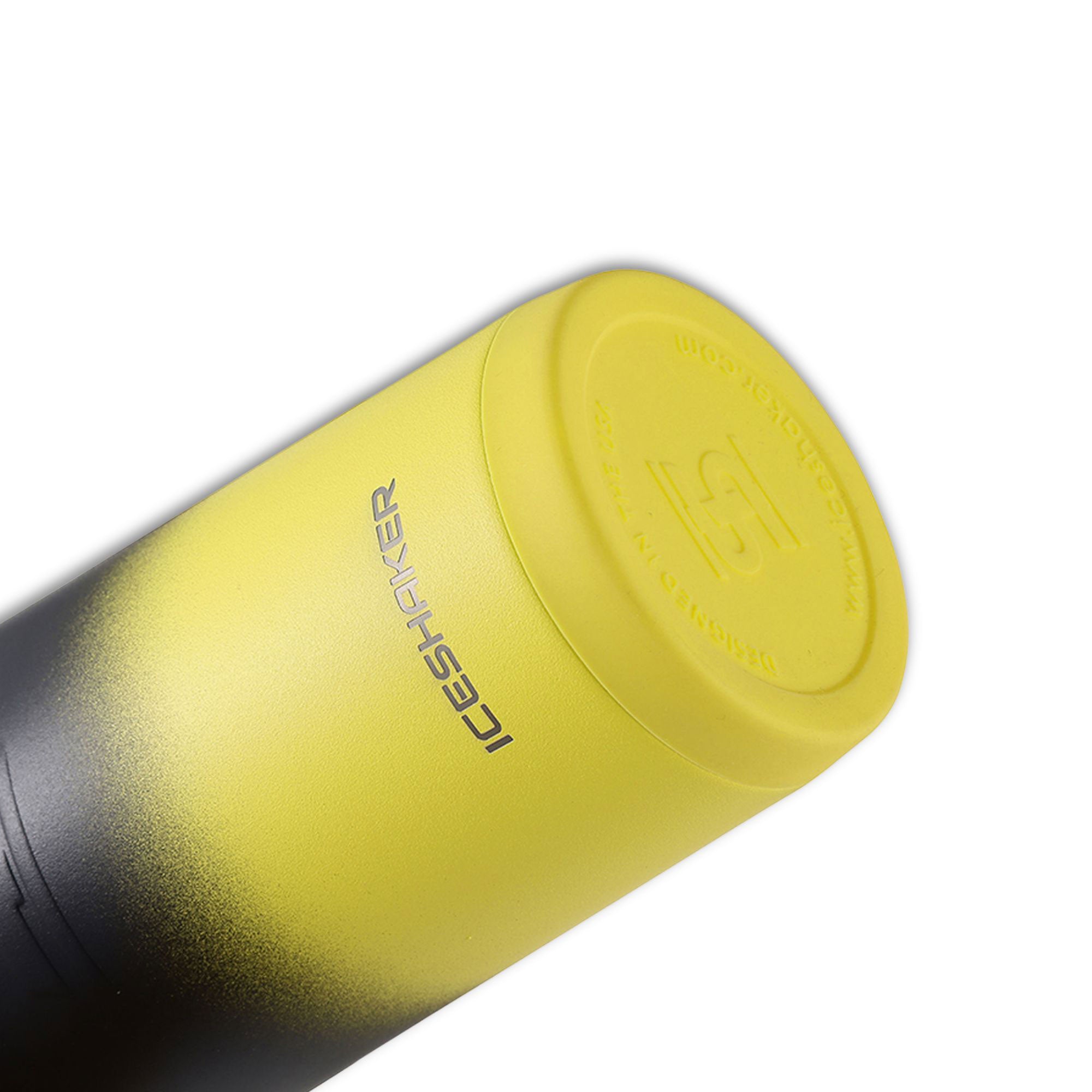 26oz Ice Shaker - Yellow Black Ombre