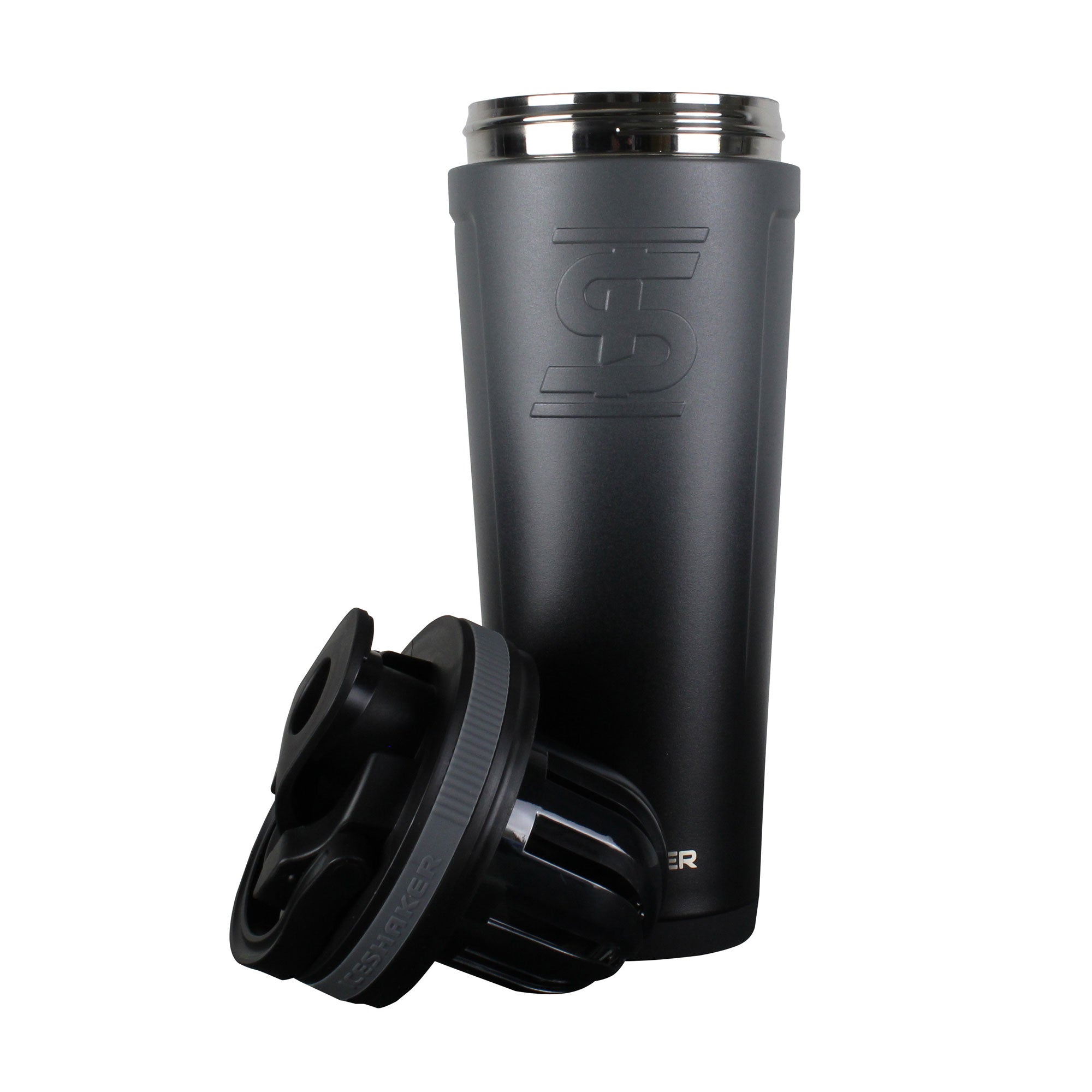 EBAT Dark Black Shaker Bottle w. Stylish Mechanic Design(Twist Cap Lockable  Anti-Leaking Fixed w. Sl…See more EBAT Dark Black Shaker Bottle w. Stylish