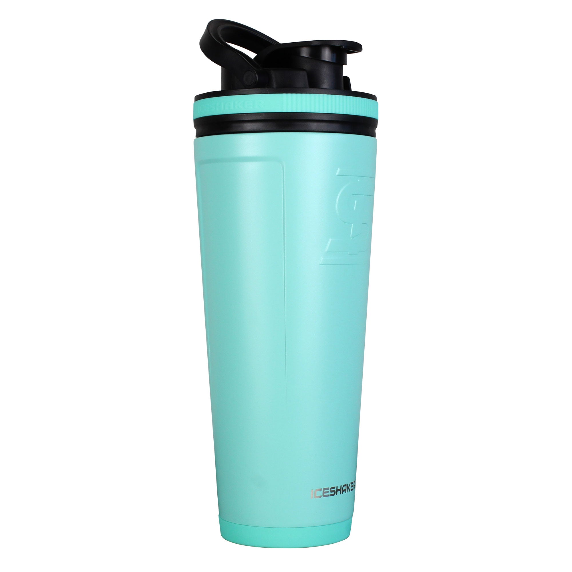 Ozizo M-63 Cyan 20oz 590 ml Insulated Protein Shaker with Small Mouth and  Spring