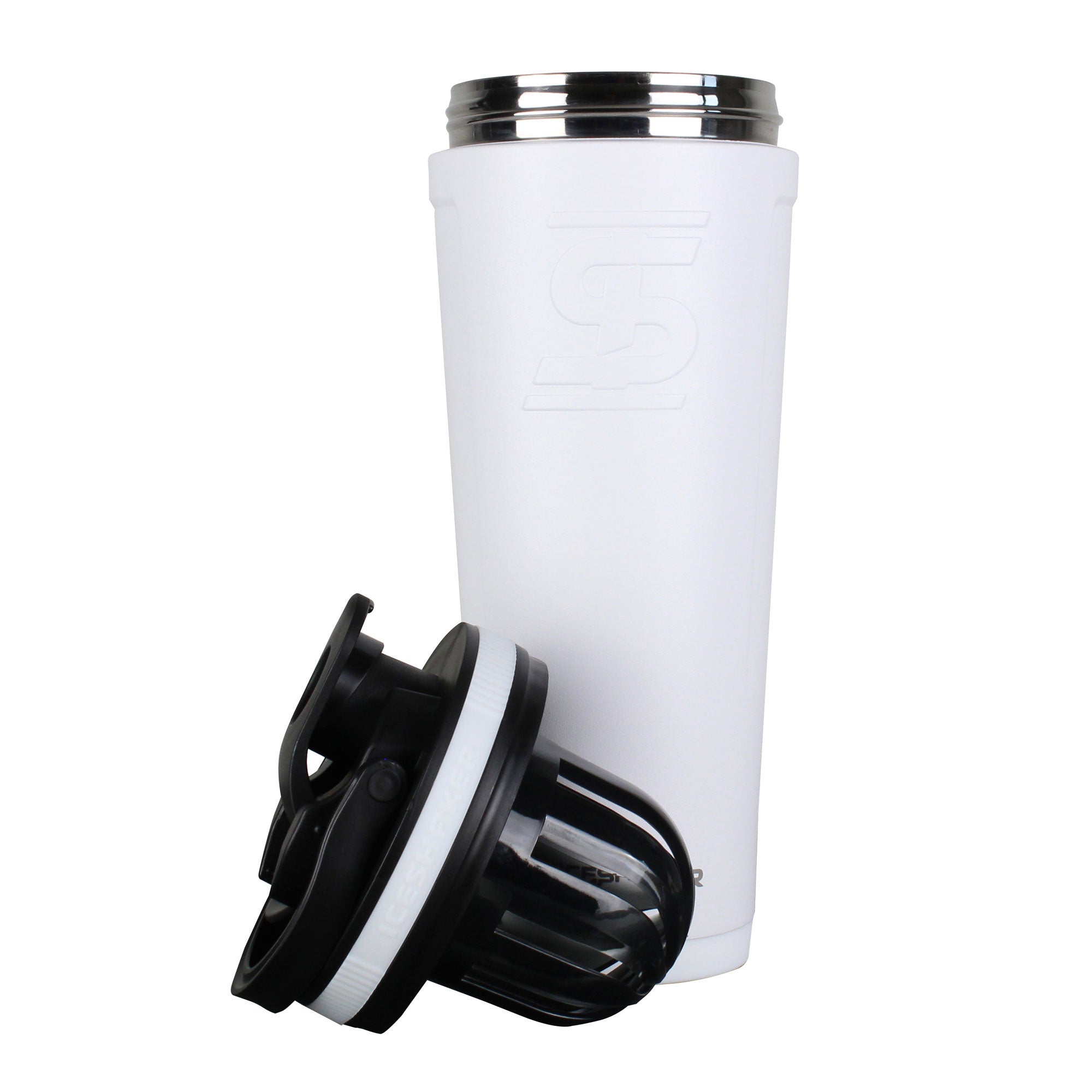 Stainless Steel Protein Shaker Bottle Insulated Keeps Hot/Cold