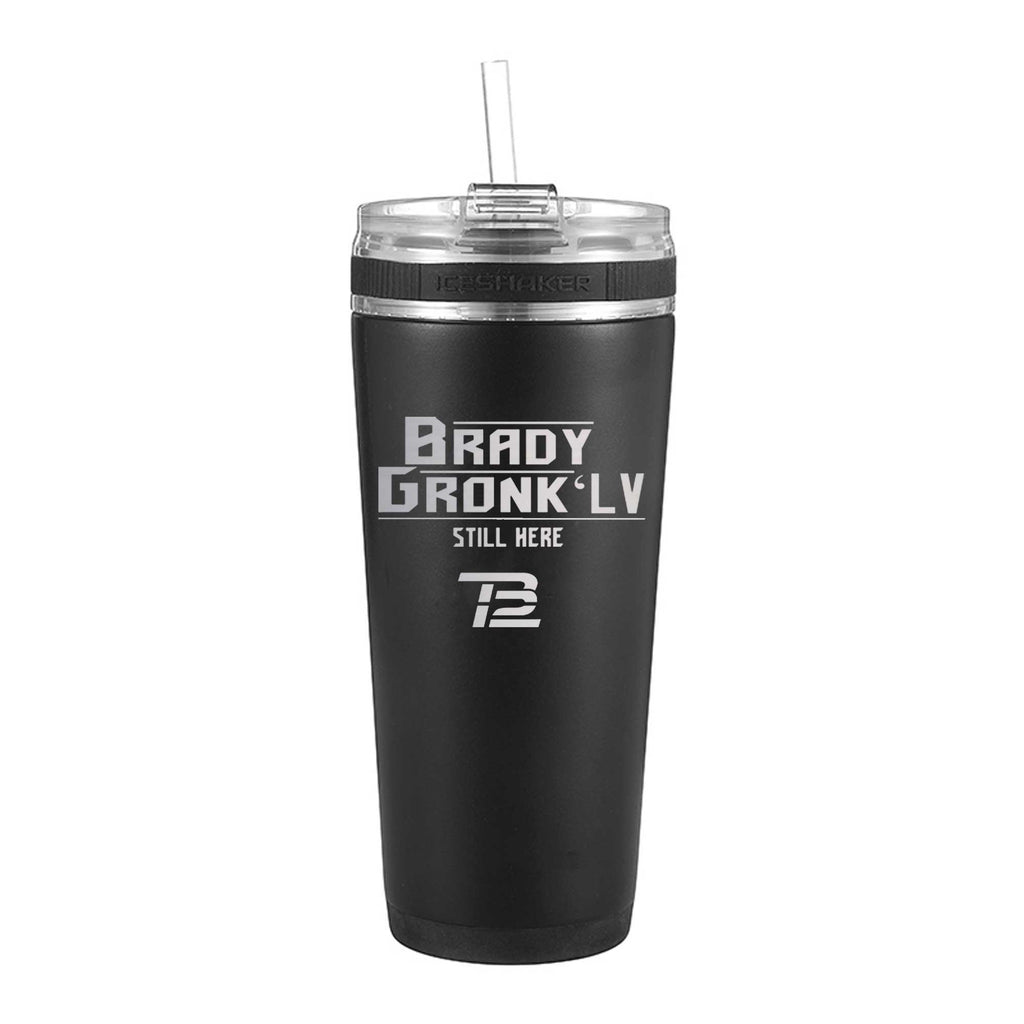 Gronk Brady Still Here Orange 26oz Flex Bottle