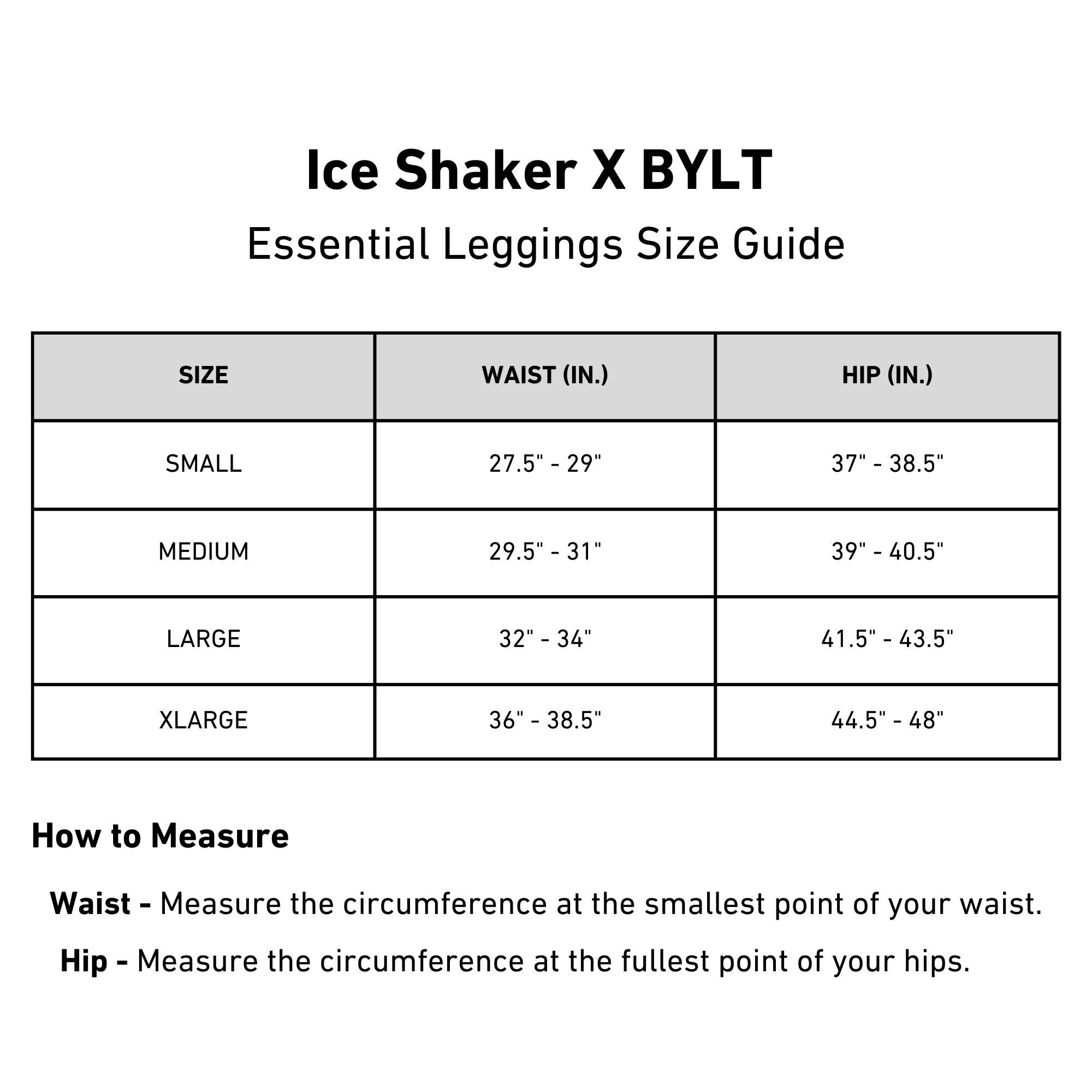 Ice Shaker X BYLT Women's Essential High-Waist Leggings