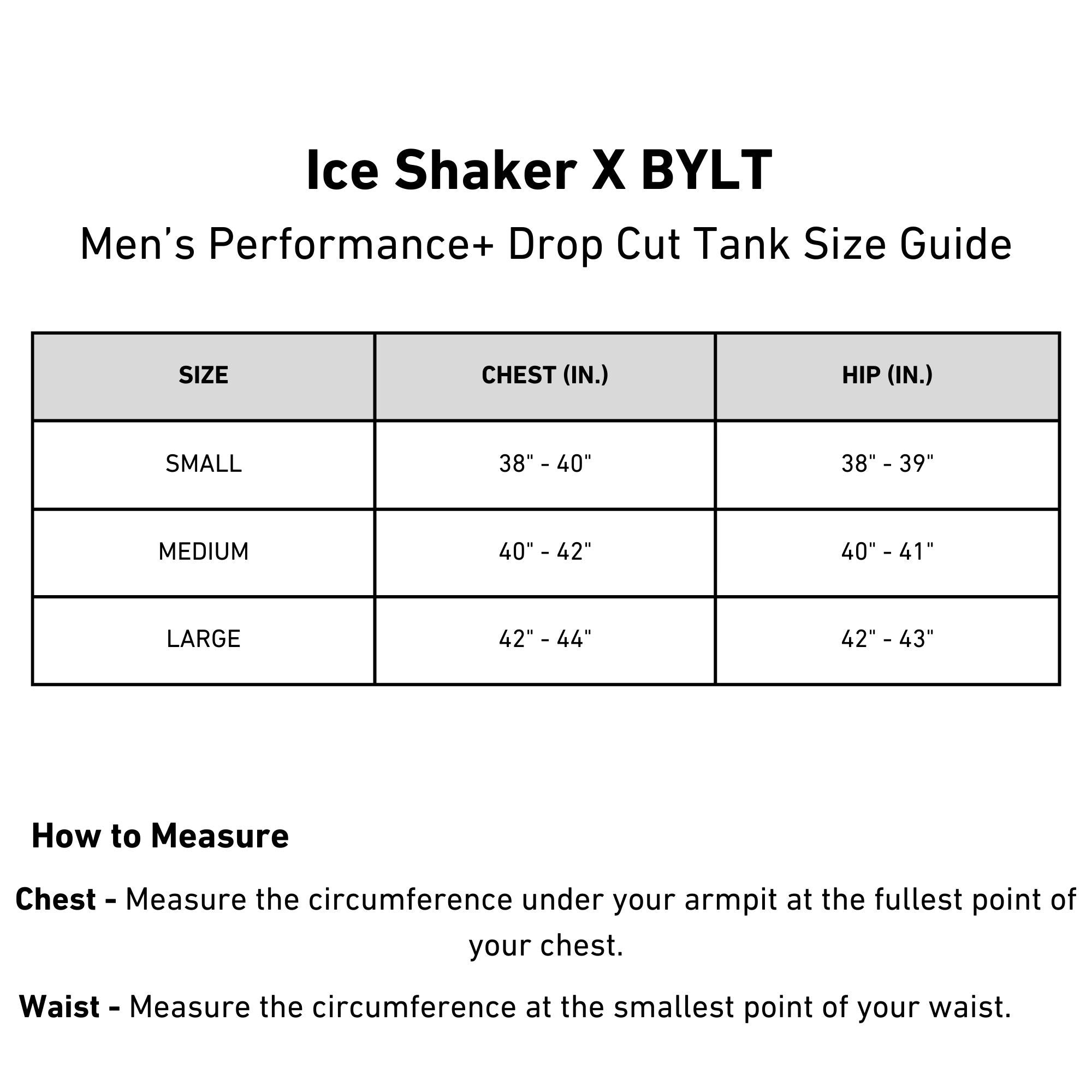 Ice Shaker X BYLT Men's Performance+ Drop Cut Tank