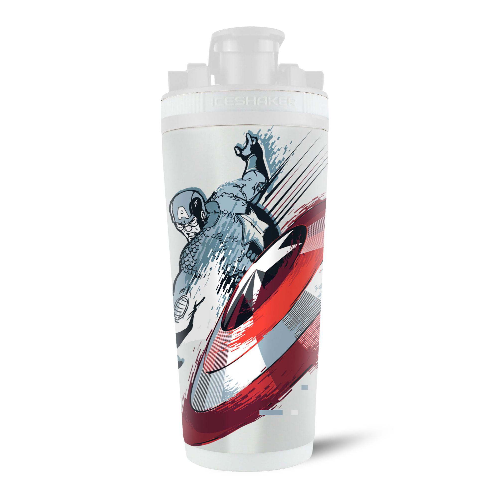 Marvel Captain America Shield Throw 4D Ice Shaker