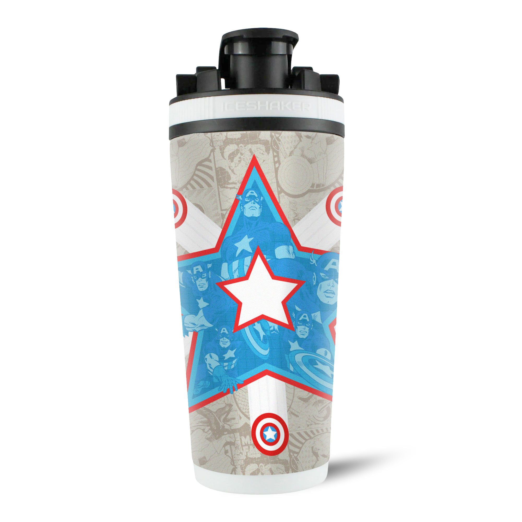 Marvel Retro Captain America 4D Ice Shaker