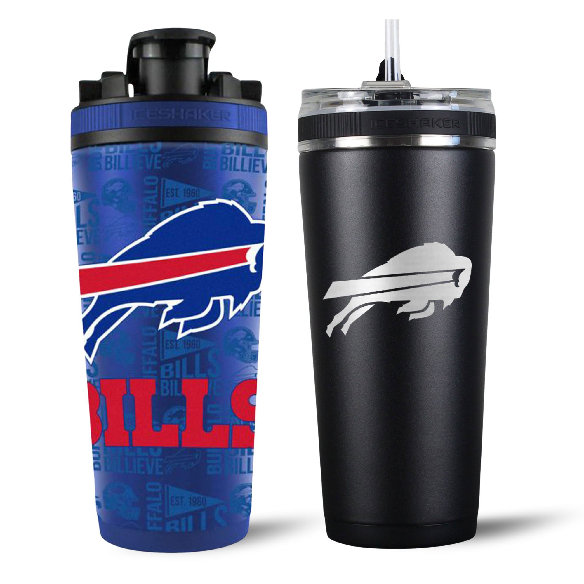 Buffalo Bills 4D Shaker & Flex Bottle Bundle