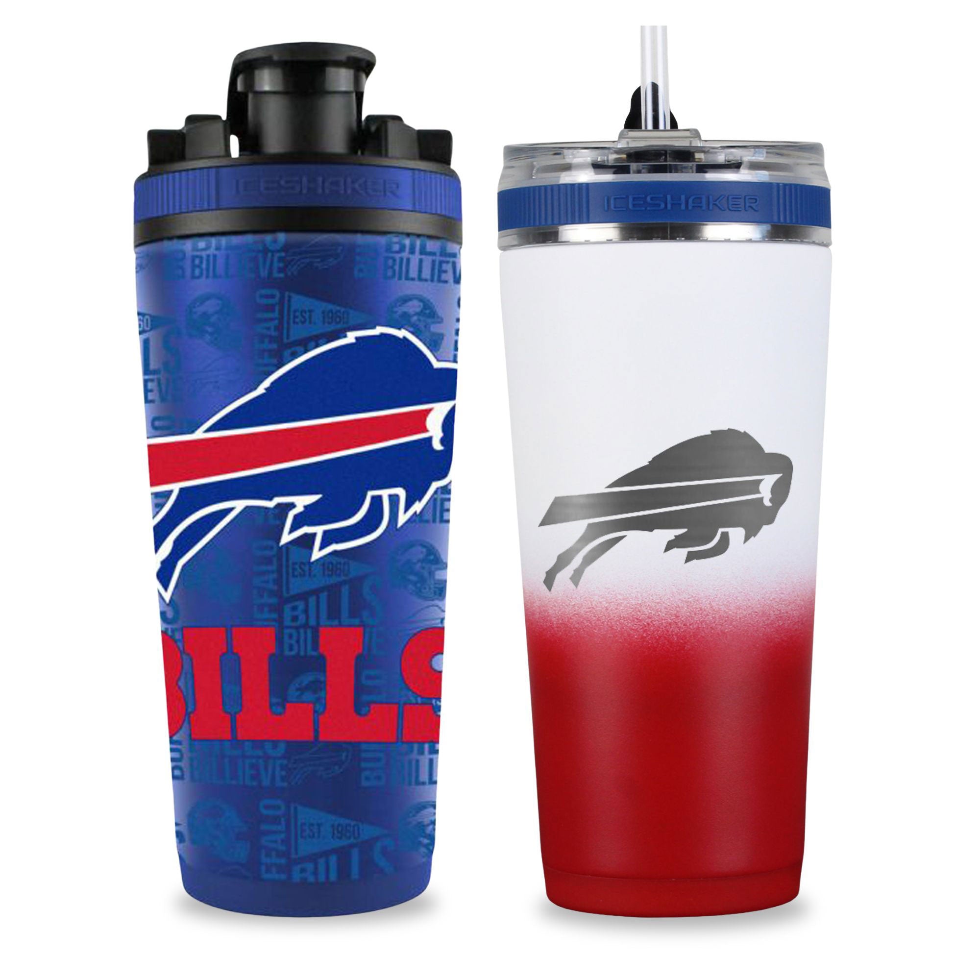 Buffalo Bills 4D Shaker & Flex Bottle Bundle