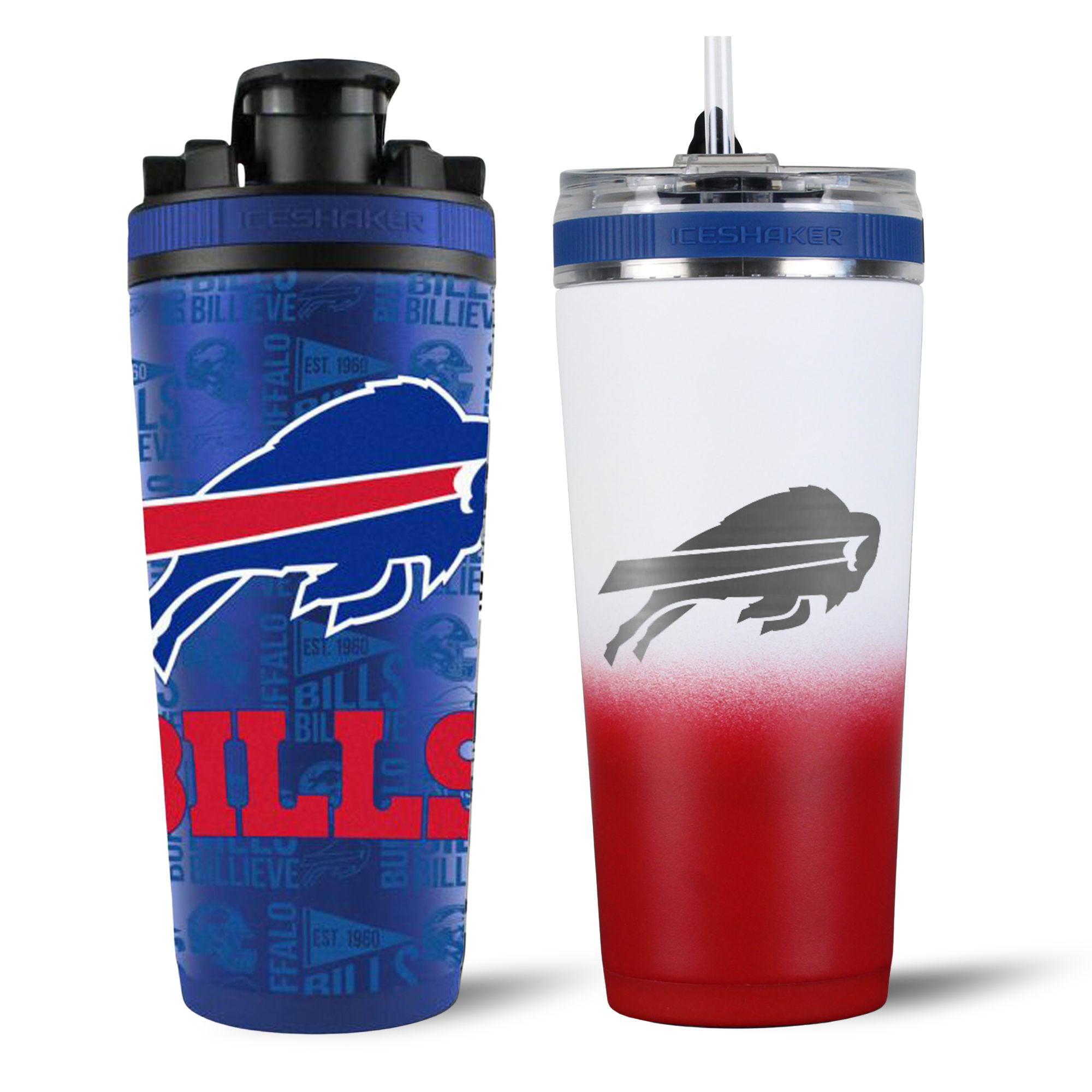 Buffalo Bills 4D Shaker & Flex Bottle Bundle