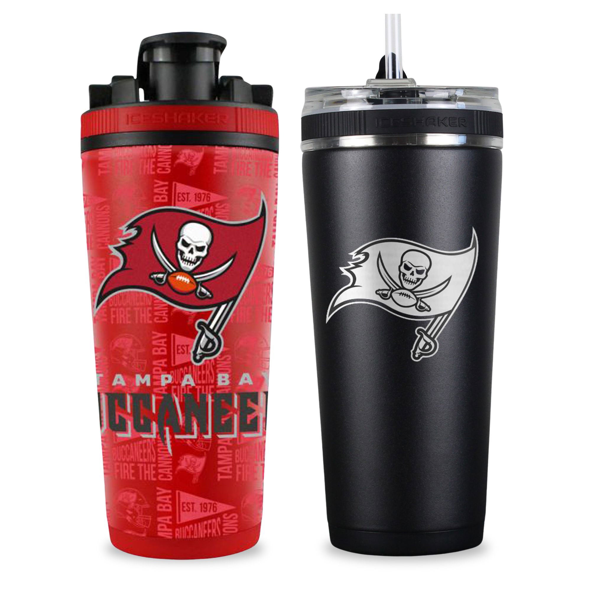 Tampa Bay Buccaneers 4D Shaker & Flex Bottle Bundle