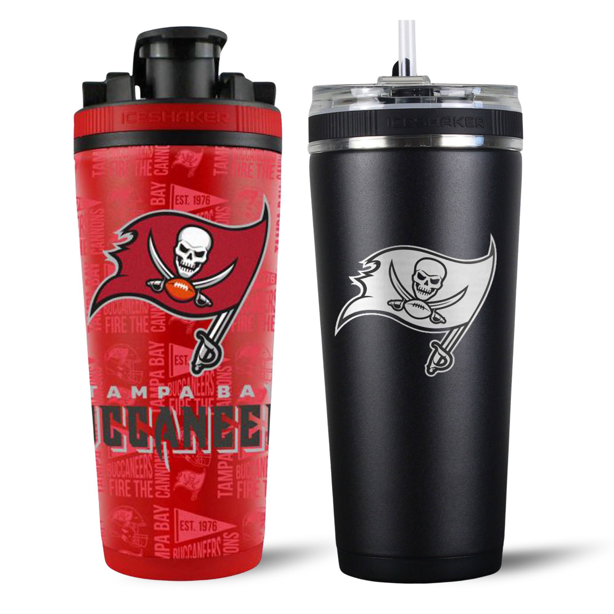 Tampa Bay Buccaneers 4D Shaker & Flex Bottle Bundle