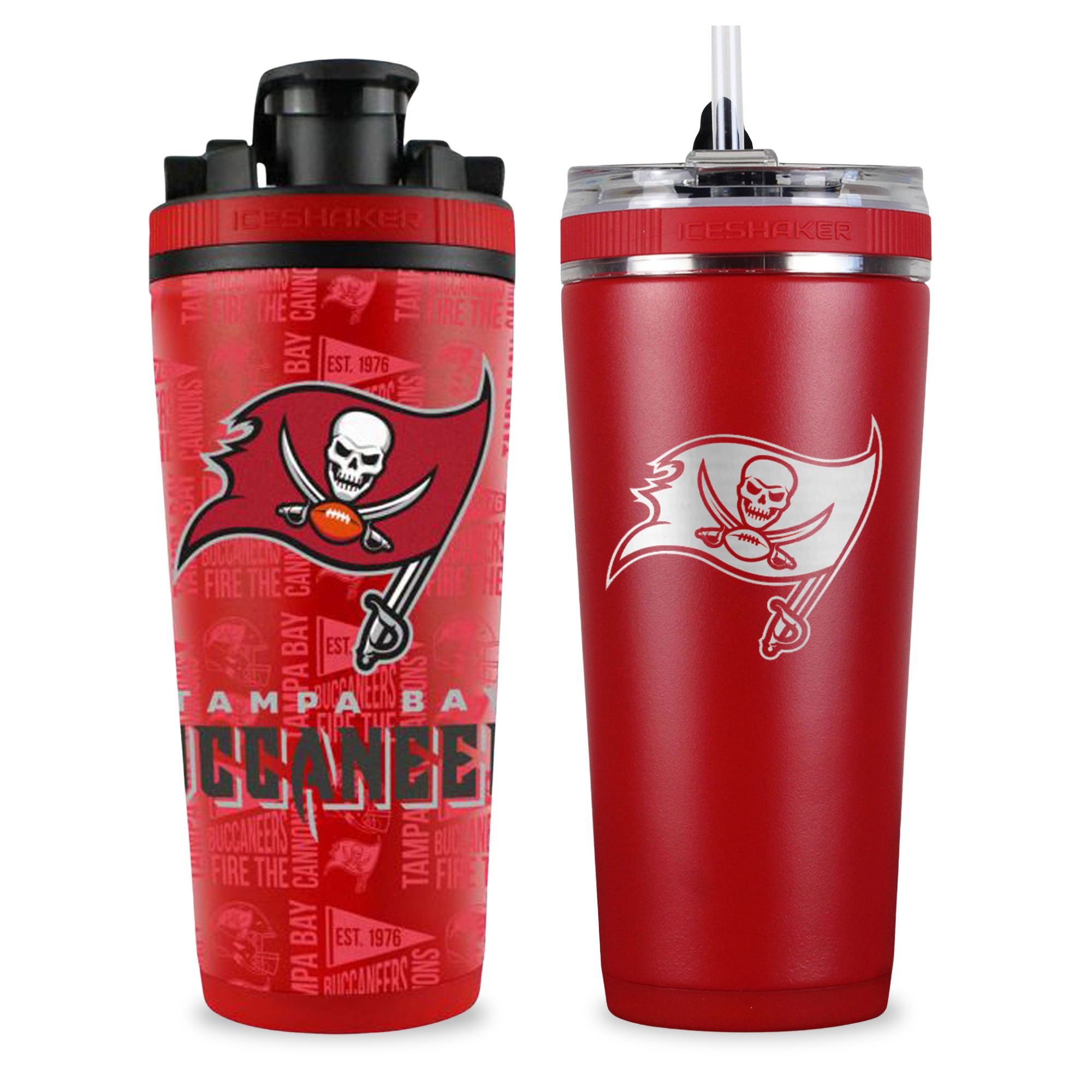 Tampa Bay Buccaneers 4D Shaker & Flex Bottle Bundle