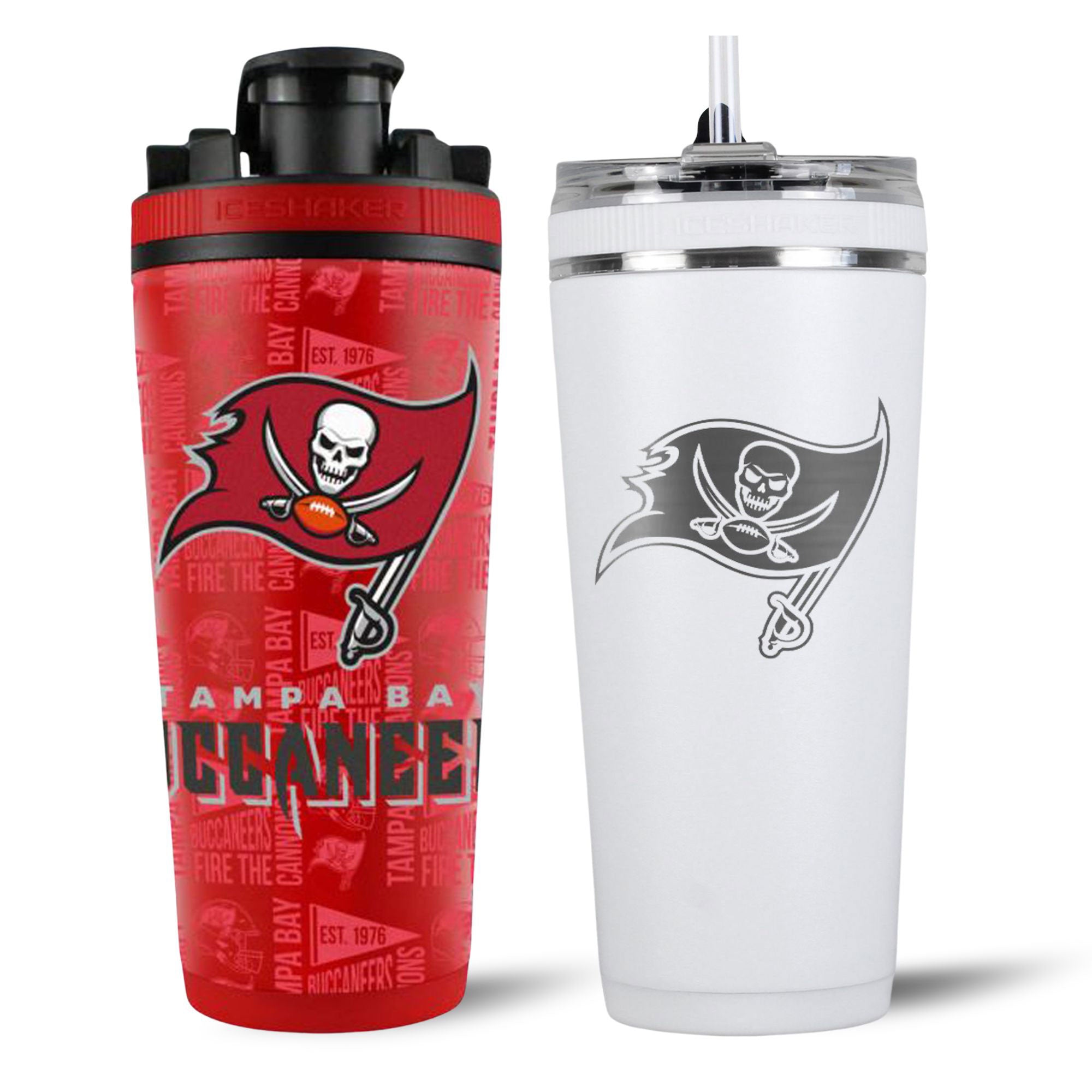 Tampa Bay Buccaneers 4D Shaker & Flex Bottle Bundle