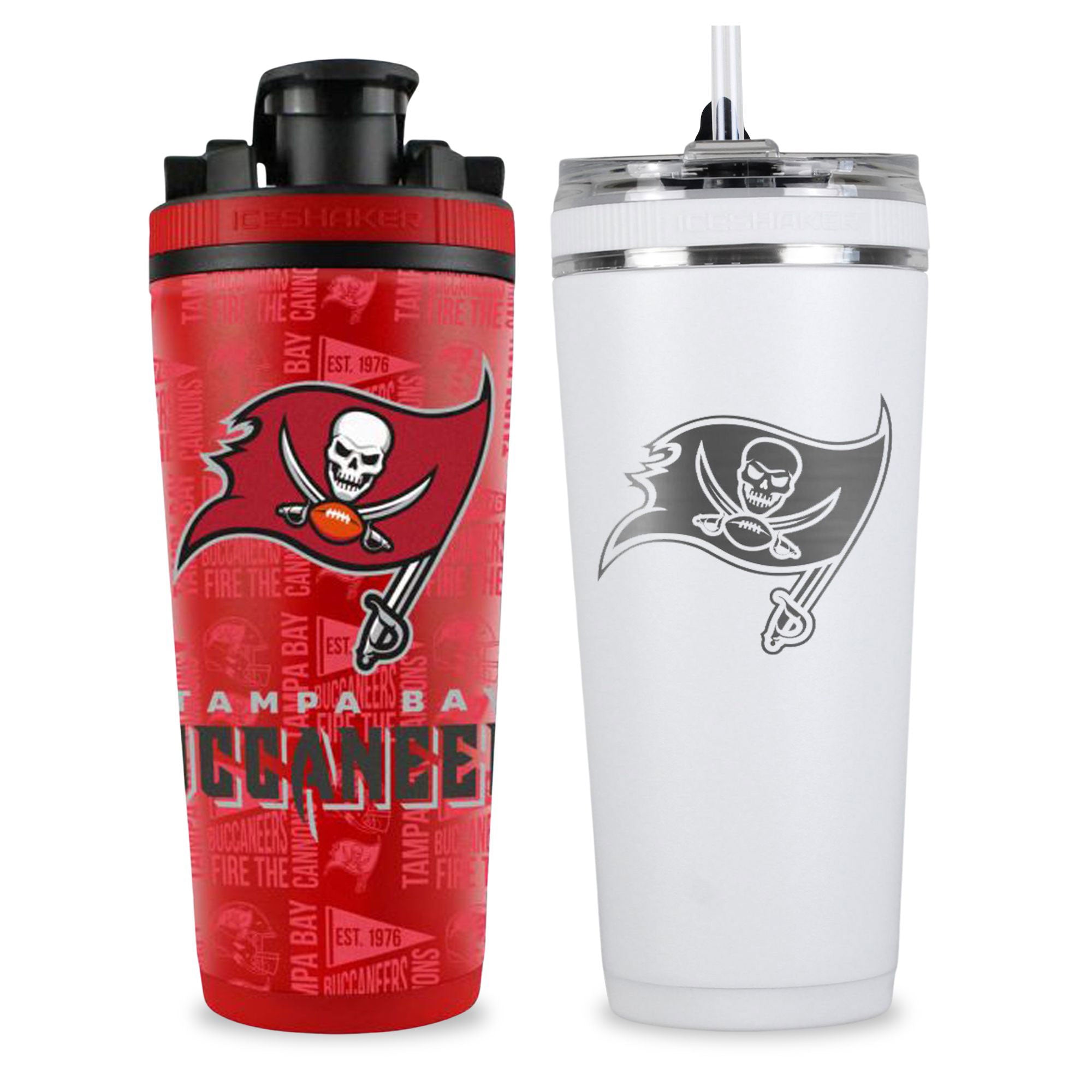 Tampa Bay Buccaneers 4D Shaker & Flex Bottle Bundle