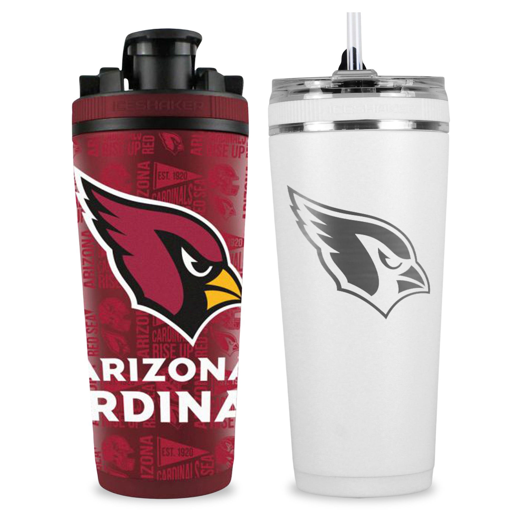 Arizona Cardinals 4D Shaker & Flex Bottle Bundle