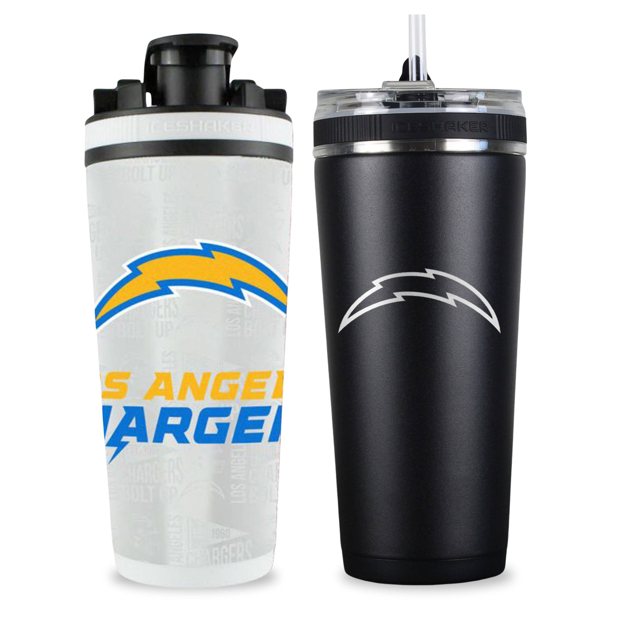 Los Angeles Chargers 4D Shaker & Flex Bottle Bundle