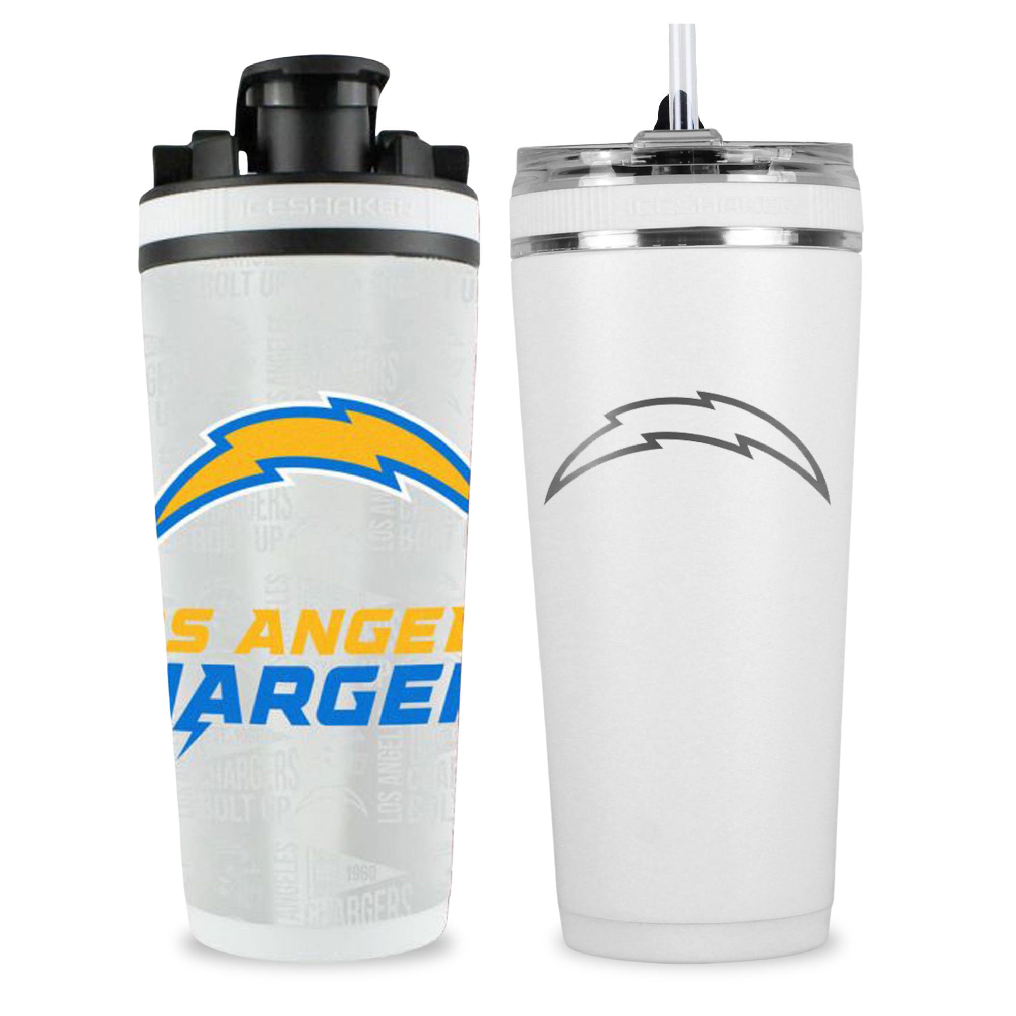 Los Angeles Chargers 4D Shaker & Flex Bottle Bundle