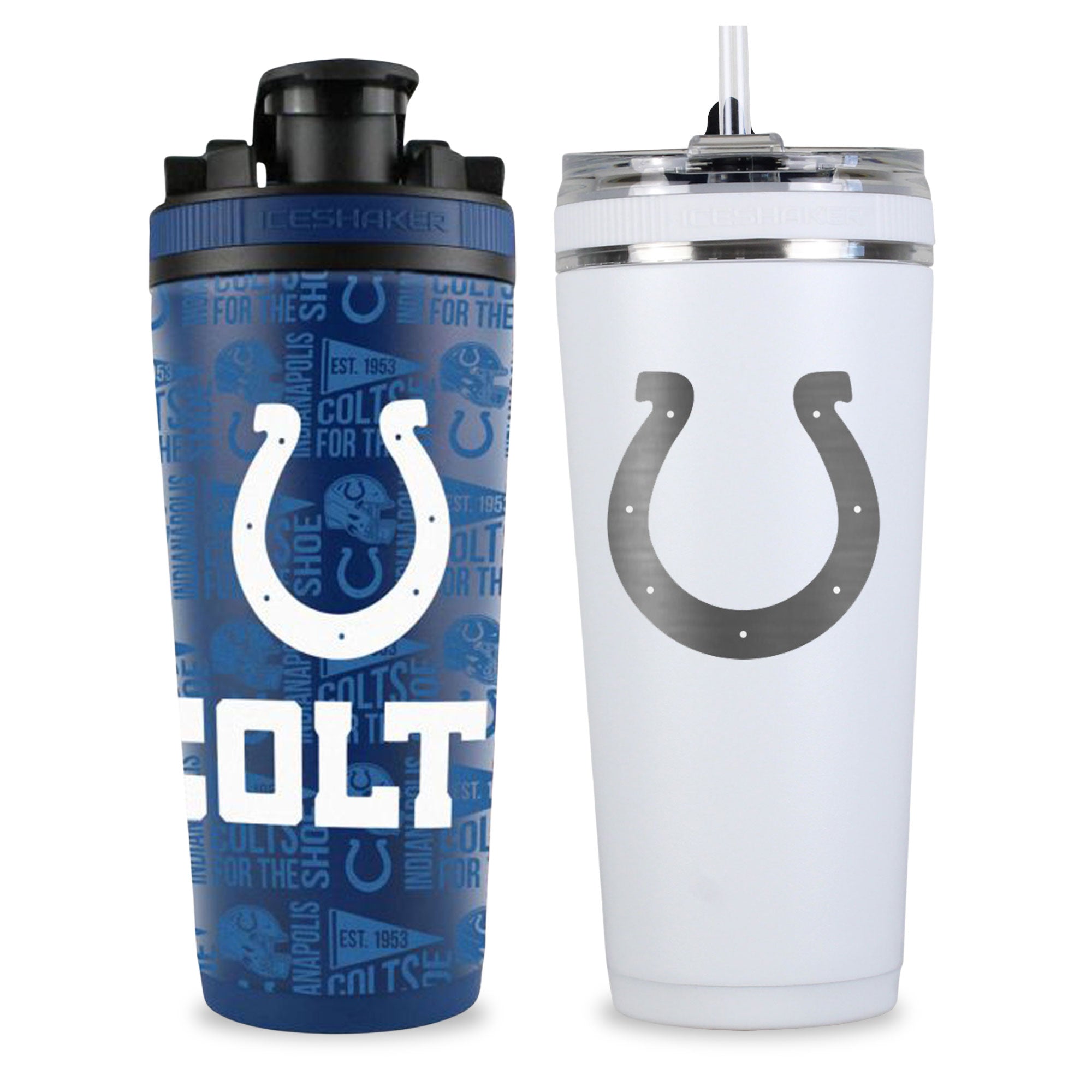 Indianapolis Colts 4D Shaker & Flex Bottle Bundle