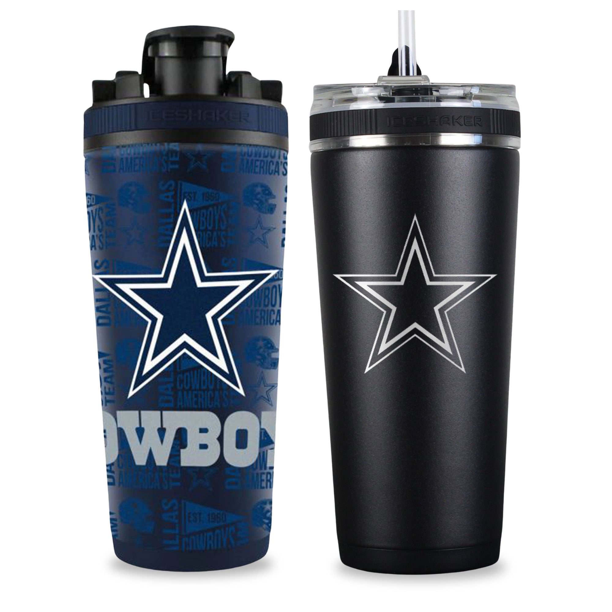 Dallas Cowboys 4D Shaker & Flex Bottle Bundle