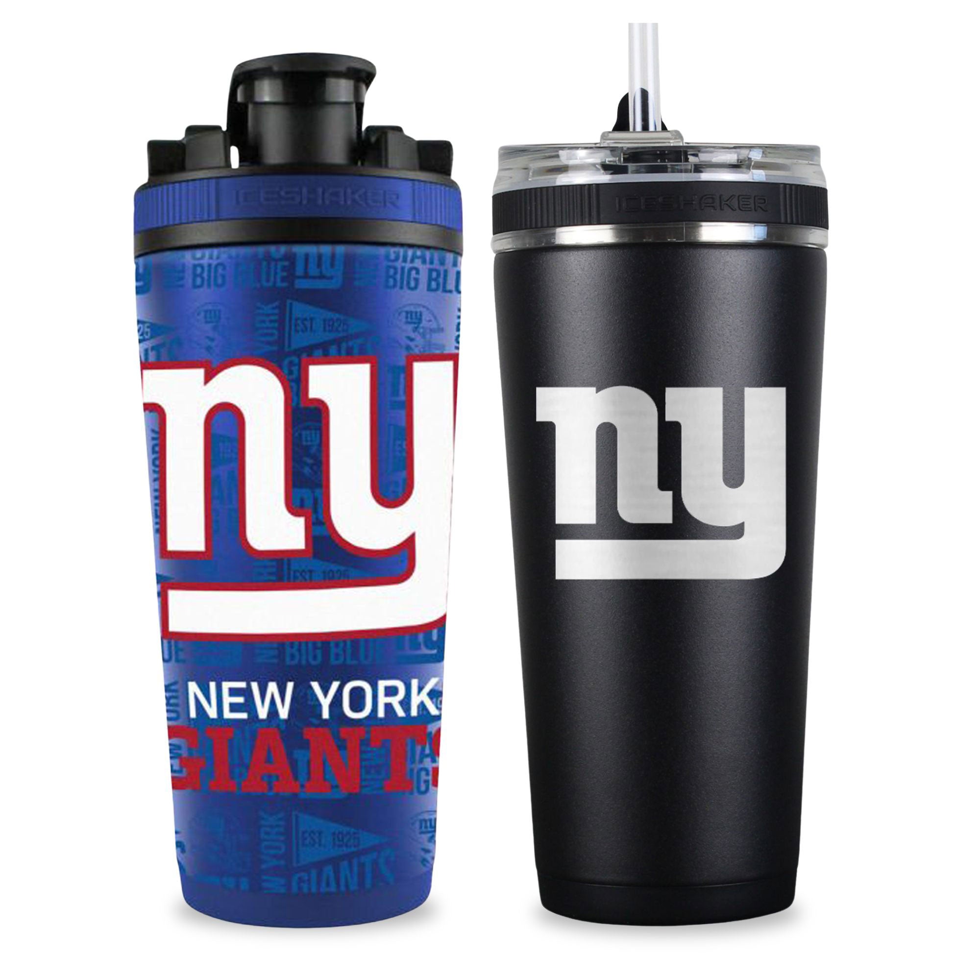 New York Giants 4D Shaker & Flex Bottle Bundle