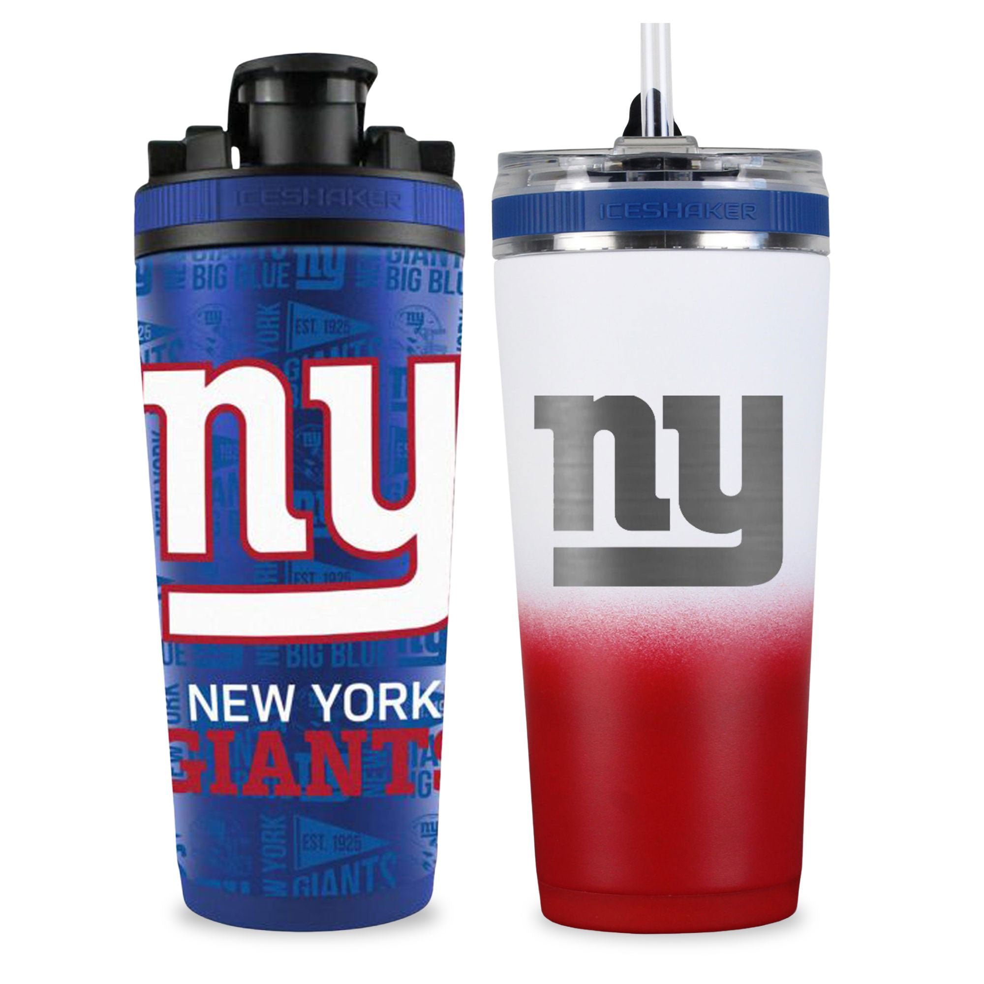 New York Giants 4D Shaker & Flex Bottle Bundle