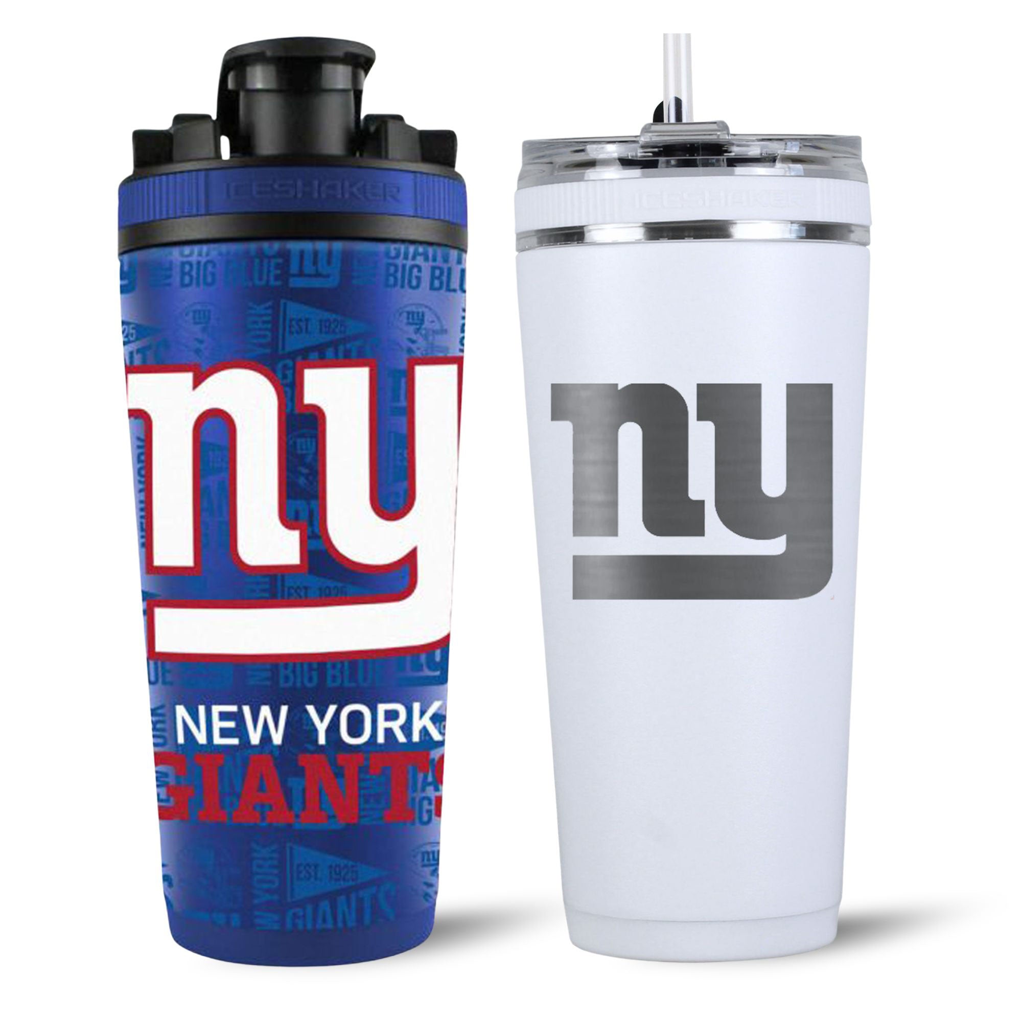 New York Giants 4D Shaker & Flex Bottle Bundle