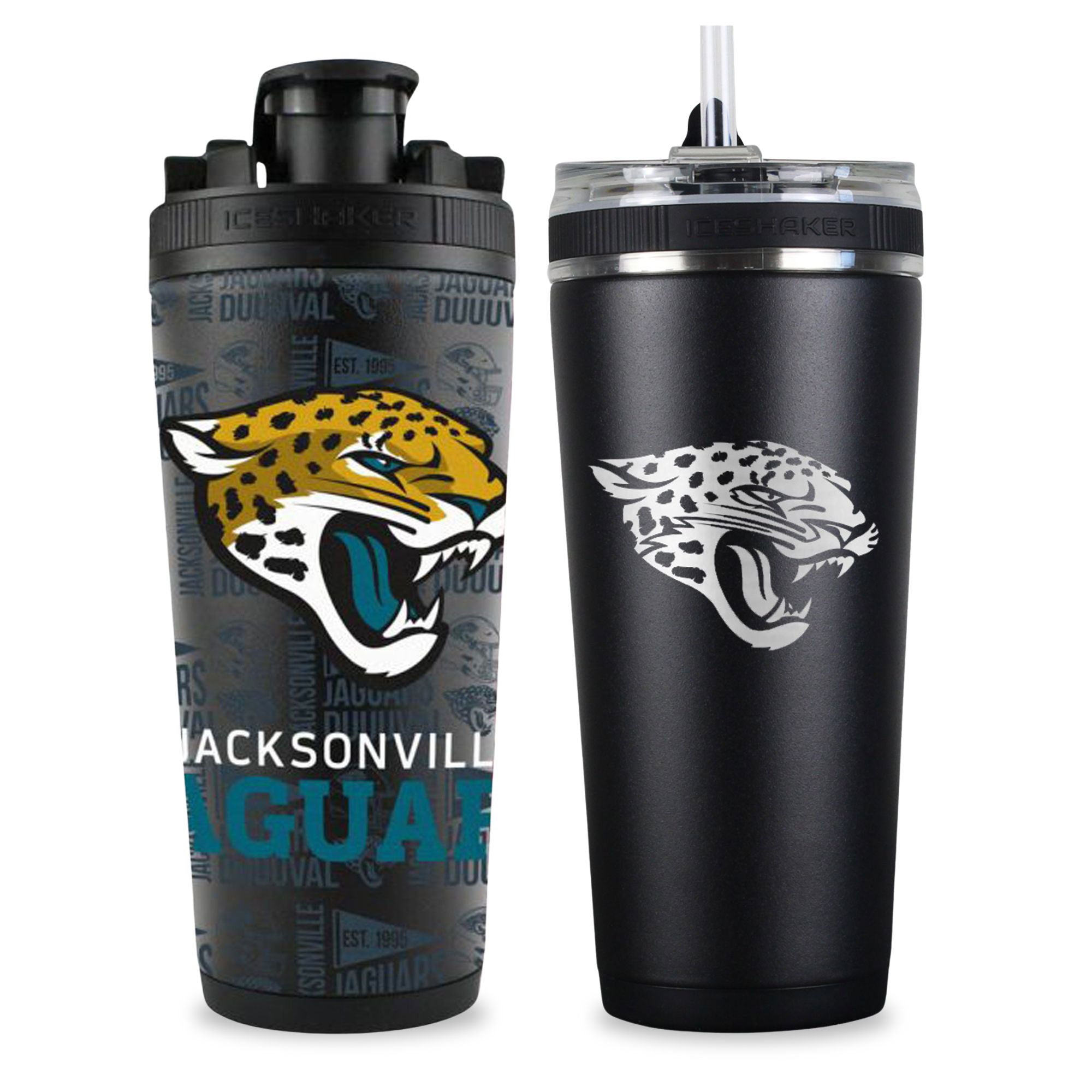 Jacksonville Jaguars 4D Shaker & Flex Bottle Bundle