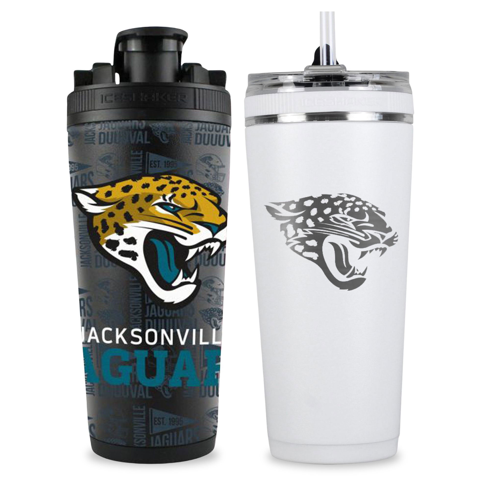 Jacksonville Jaguars 4D Shaker & Flex Bottle Bundle