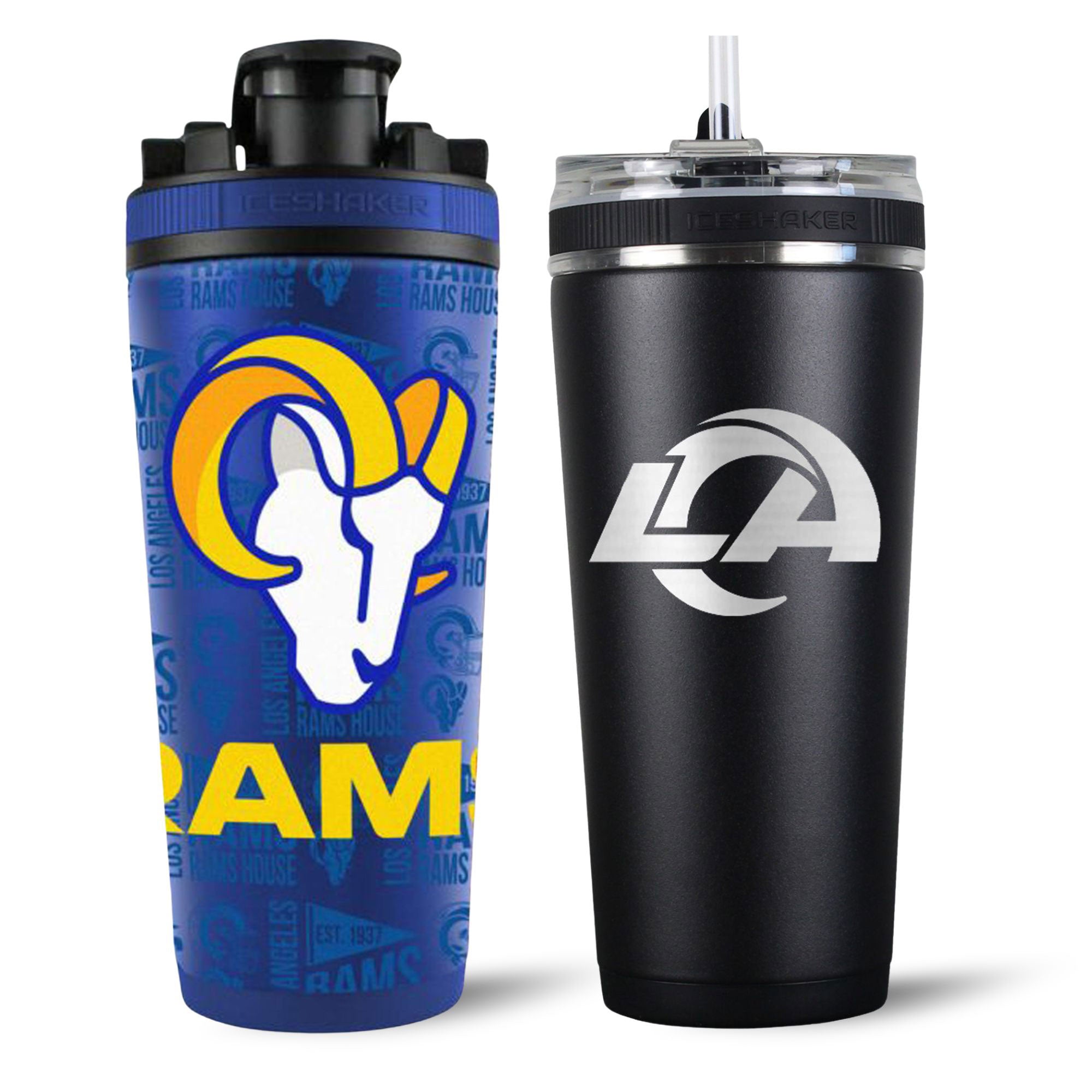 Los Angeles Rams 4D Shaker & Flex Bottle Bundle