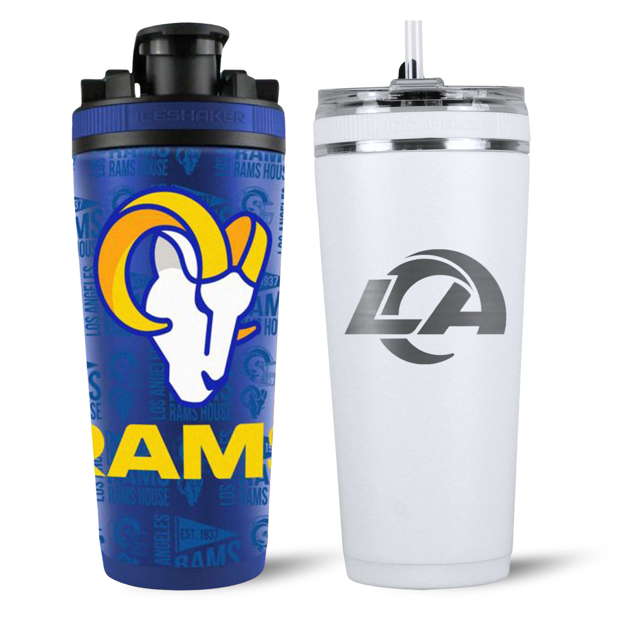 Los Angeles Rams 4D Shaker & Flex Bottle Bundle