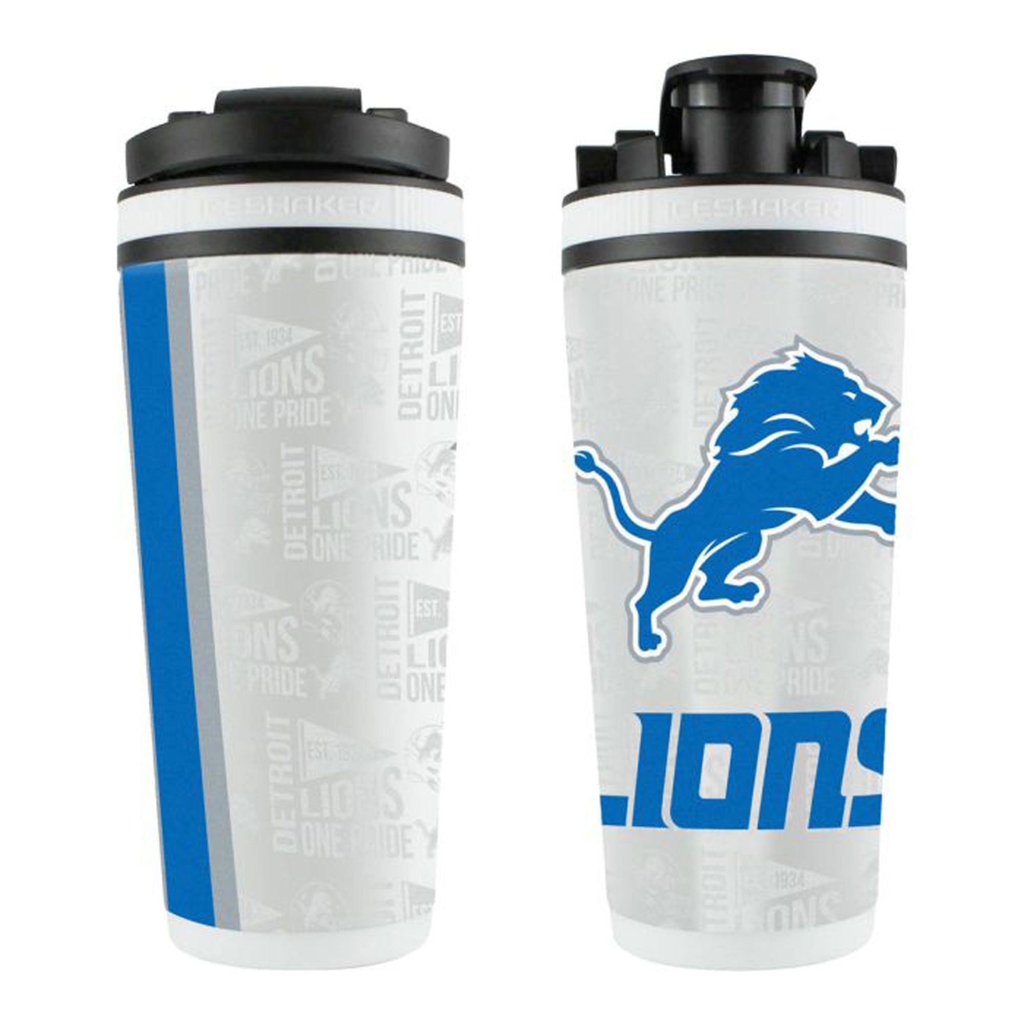 The Memory Company Detroit Lions Stainless Steel Shaker, Strainer