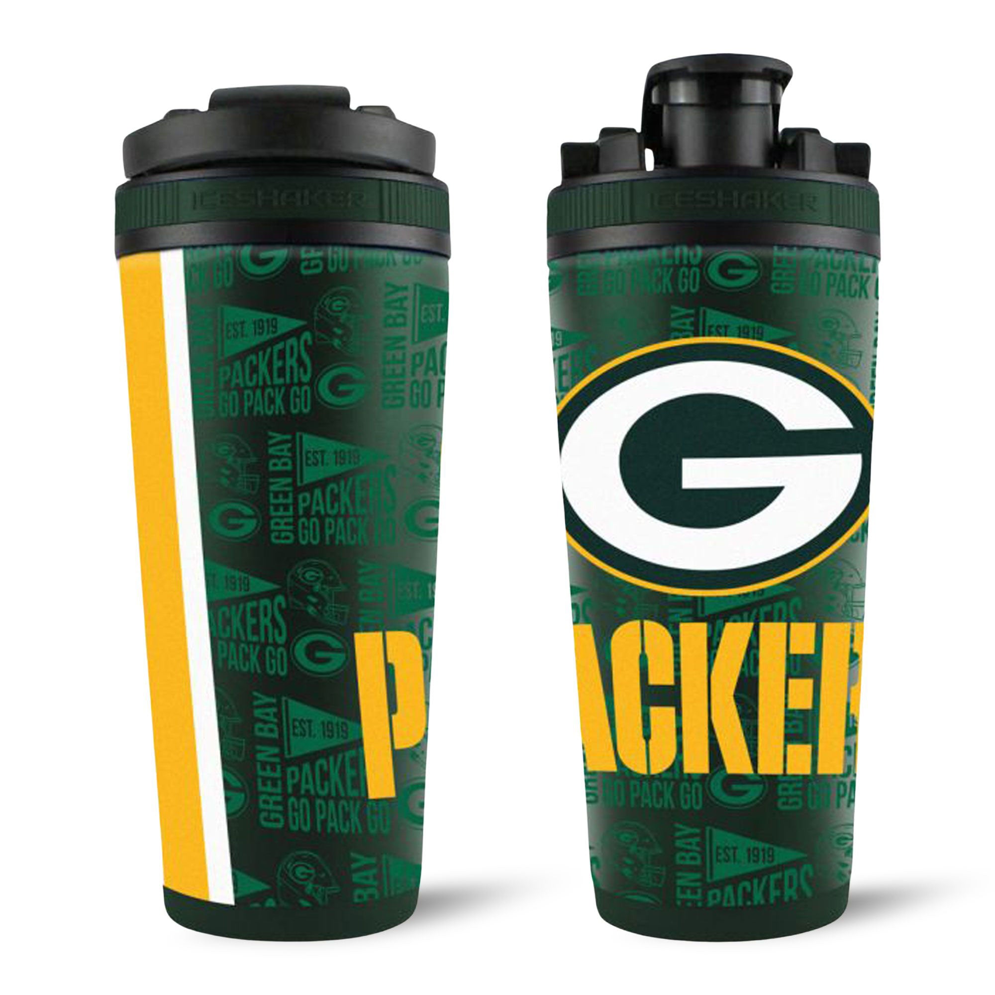 Officially Licensed Green Bay Packers 26oz Ice Shaker