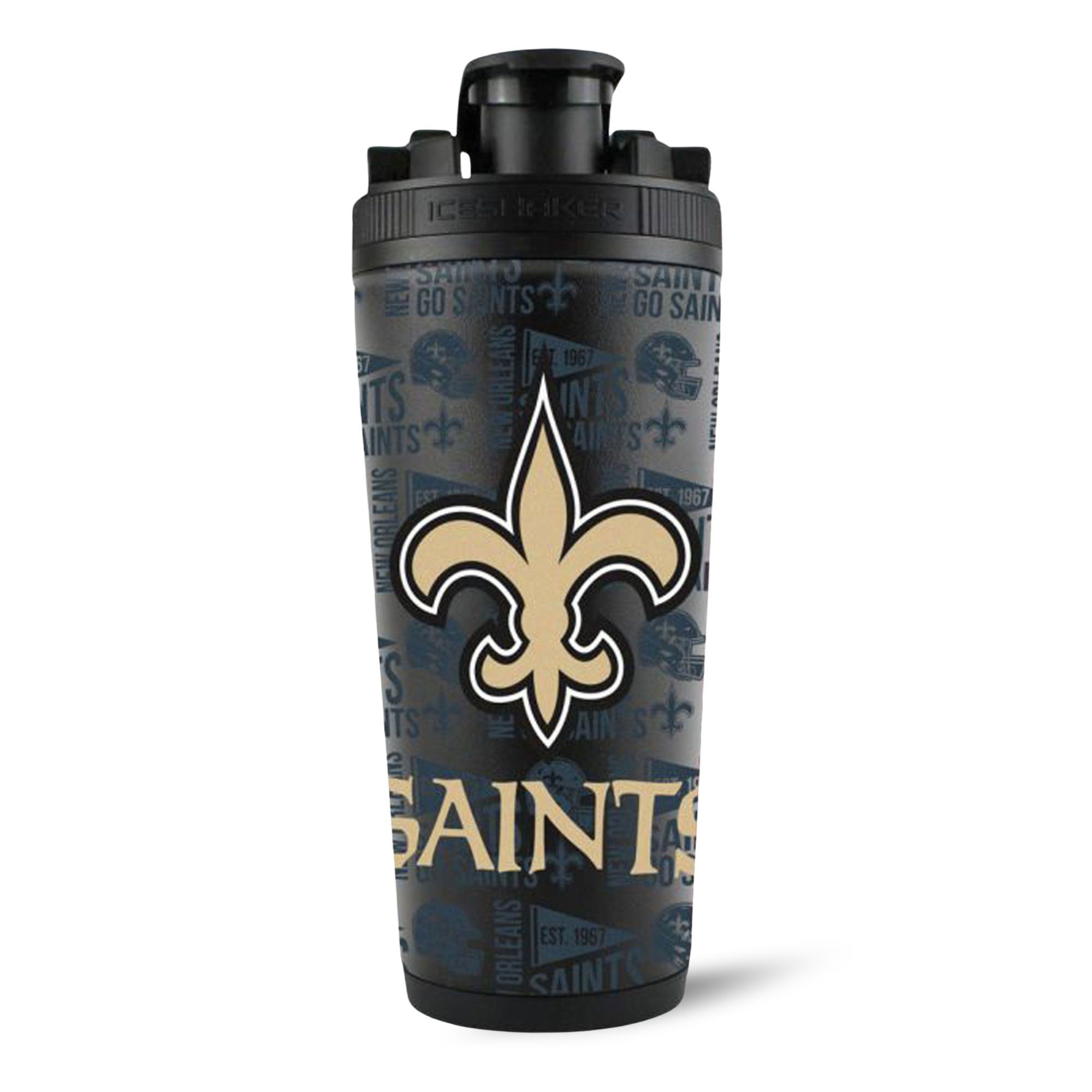 Officially Licensed New Orleans Saints 4D Ice Shaker