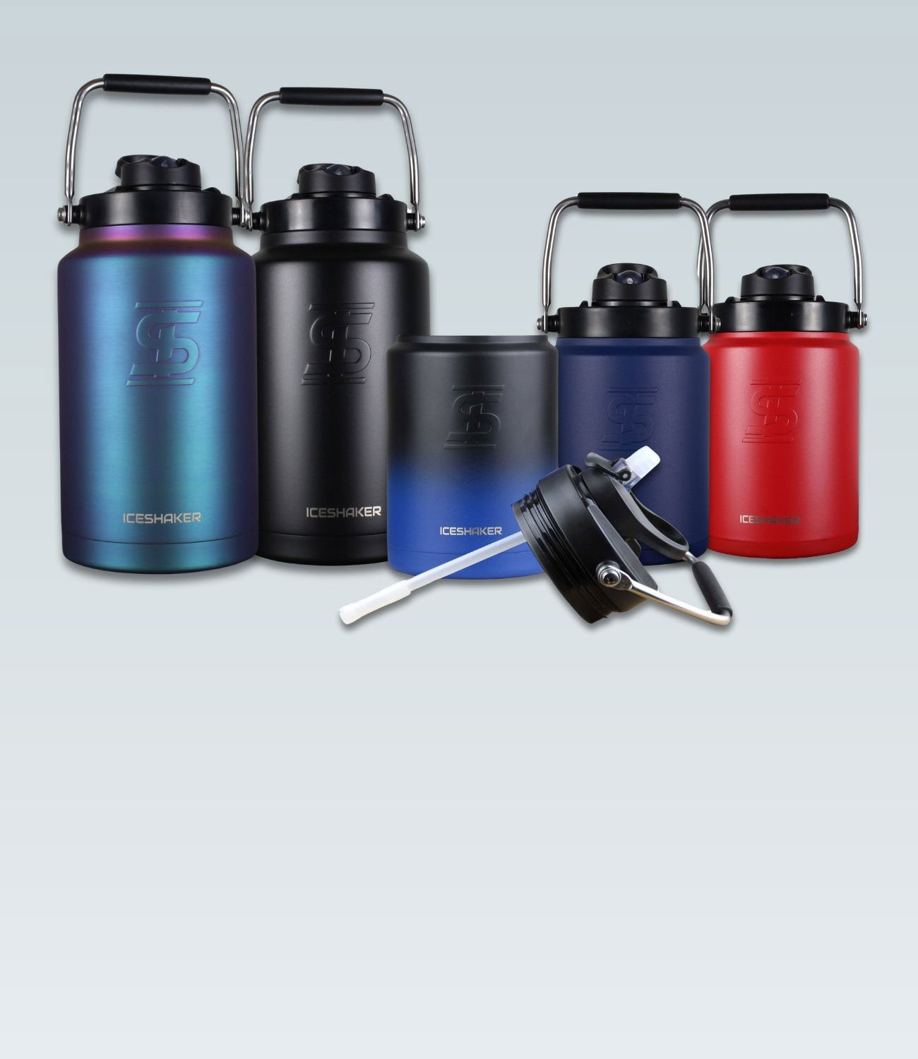 Insulated shaker outlet bottles