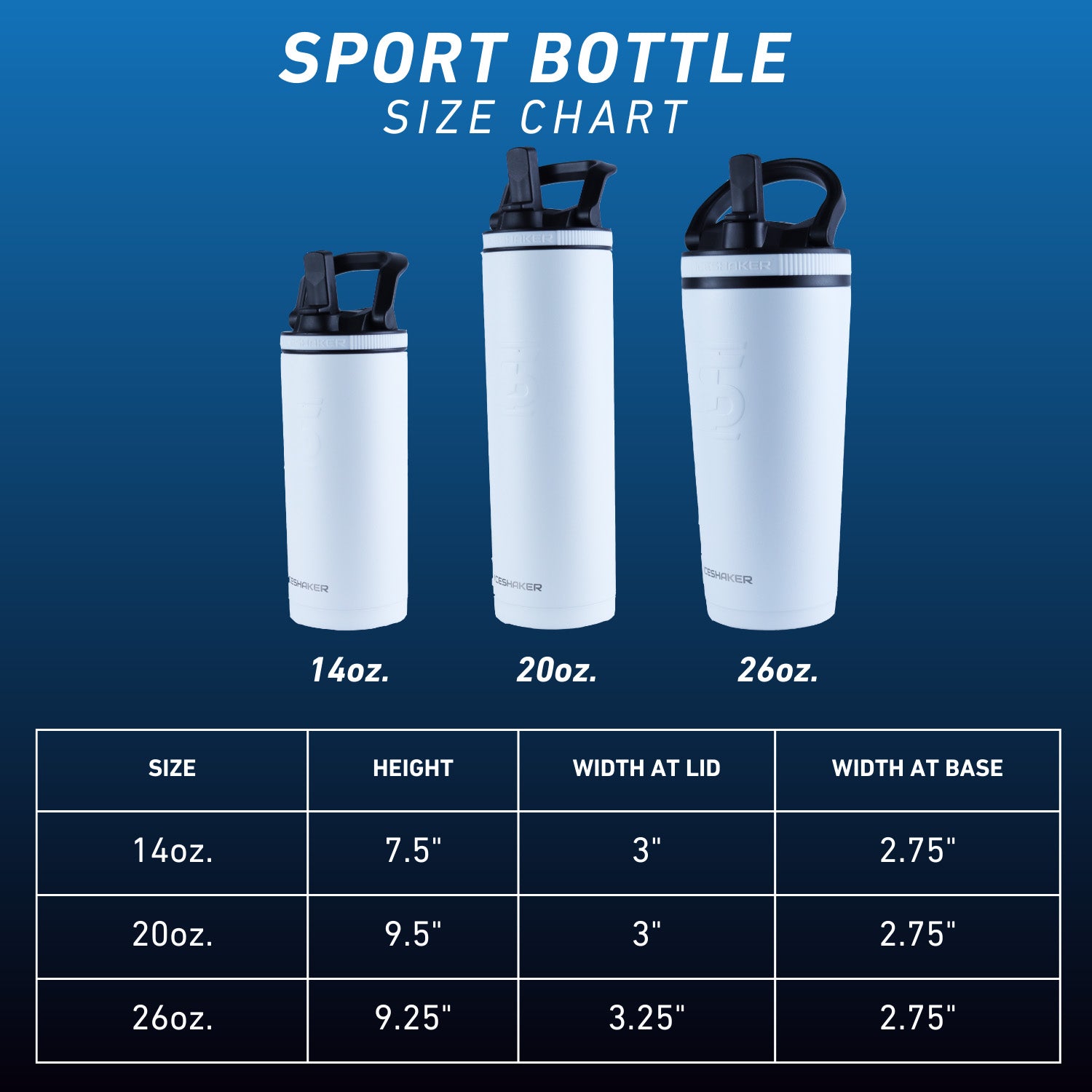 Ice Shaker 20 Oz Sport Bottle, Stainless Steel Water Bottle with Straw Lid,  As Seen on Shark Tank, I…See more Ice Shaker 20 Oz Sport Bottle, Stainless