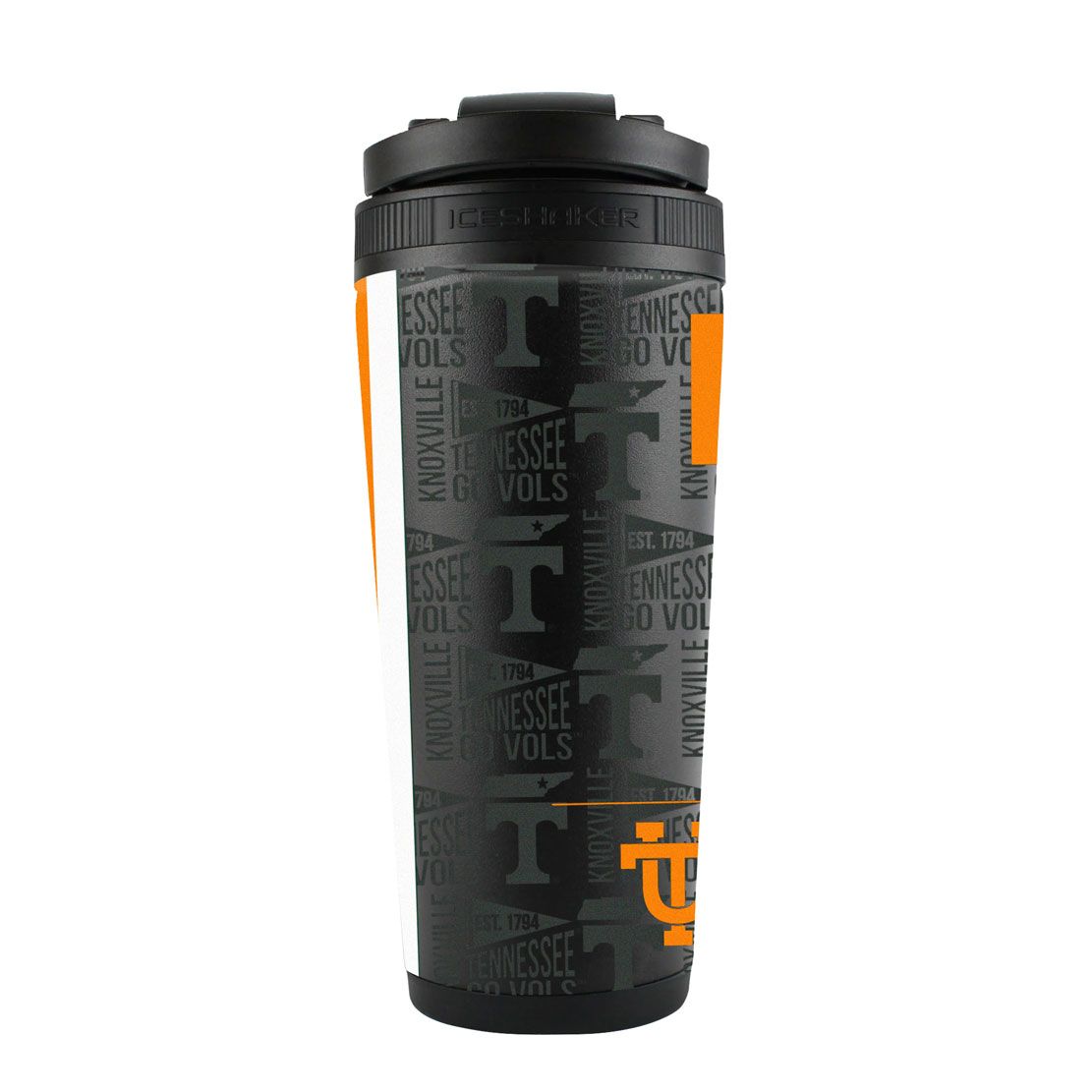 The College Vault: Tennessee Volunteers 4D Ice Shaker - Black