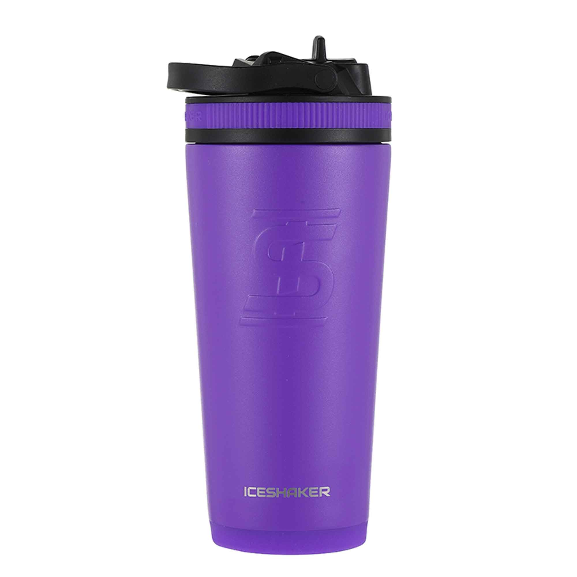Slim Protein Shaker Bottle With Storage Leakproof Small Protein Shake  Bottles Smart Shaker Cup for Women + Men, Pink